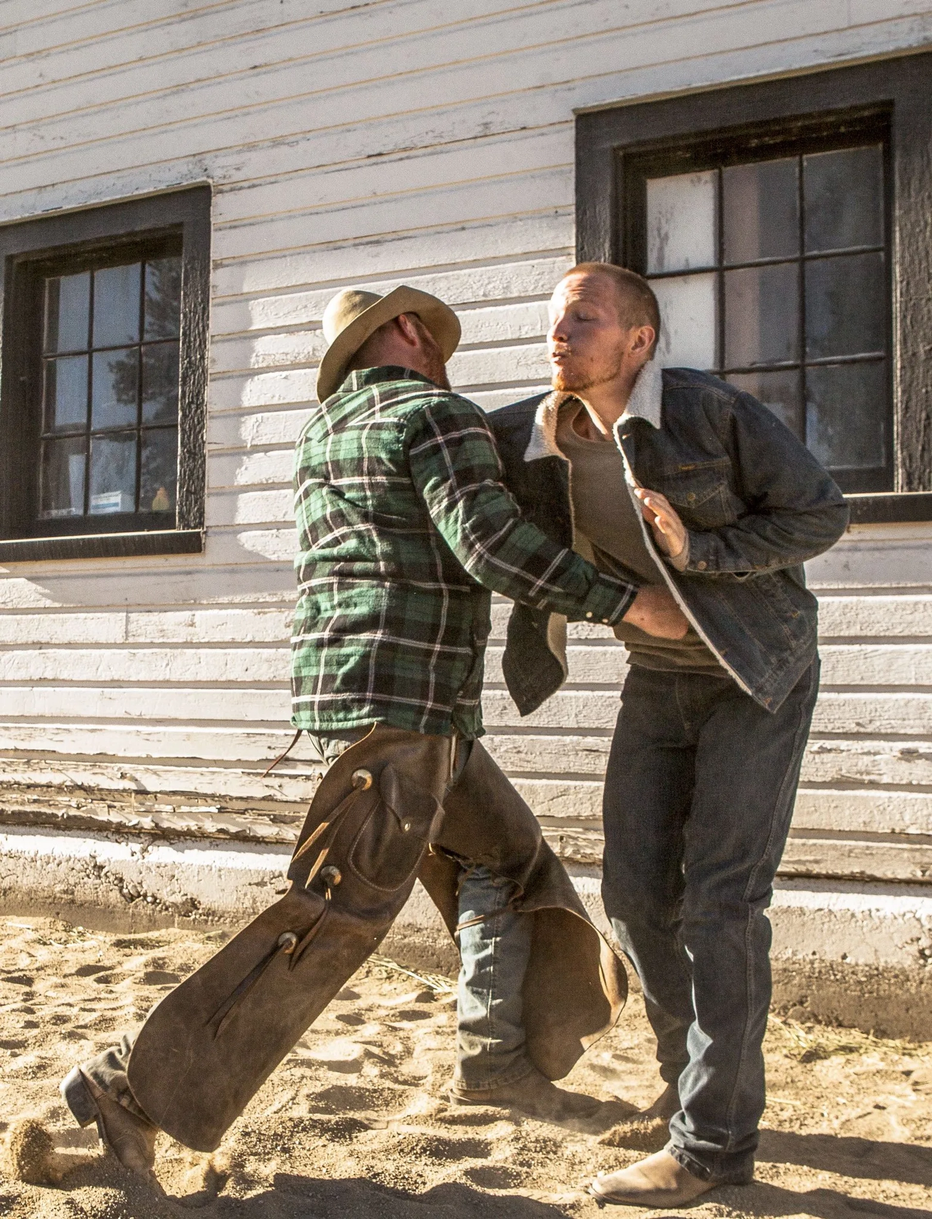 Luke Peckinpah and Jefferson White in Yellowstone (2018)