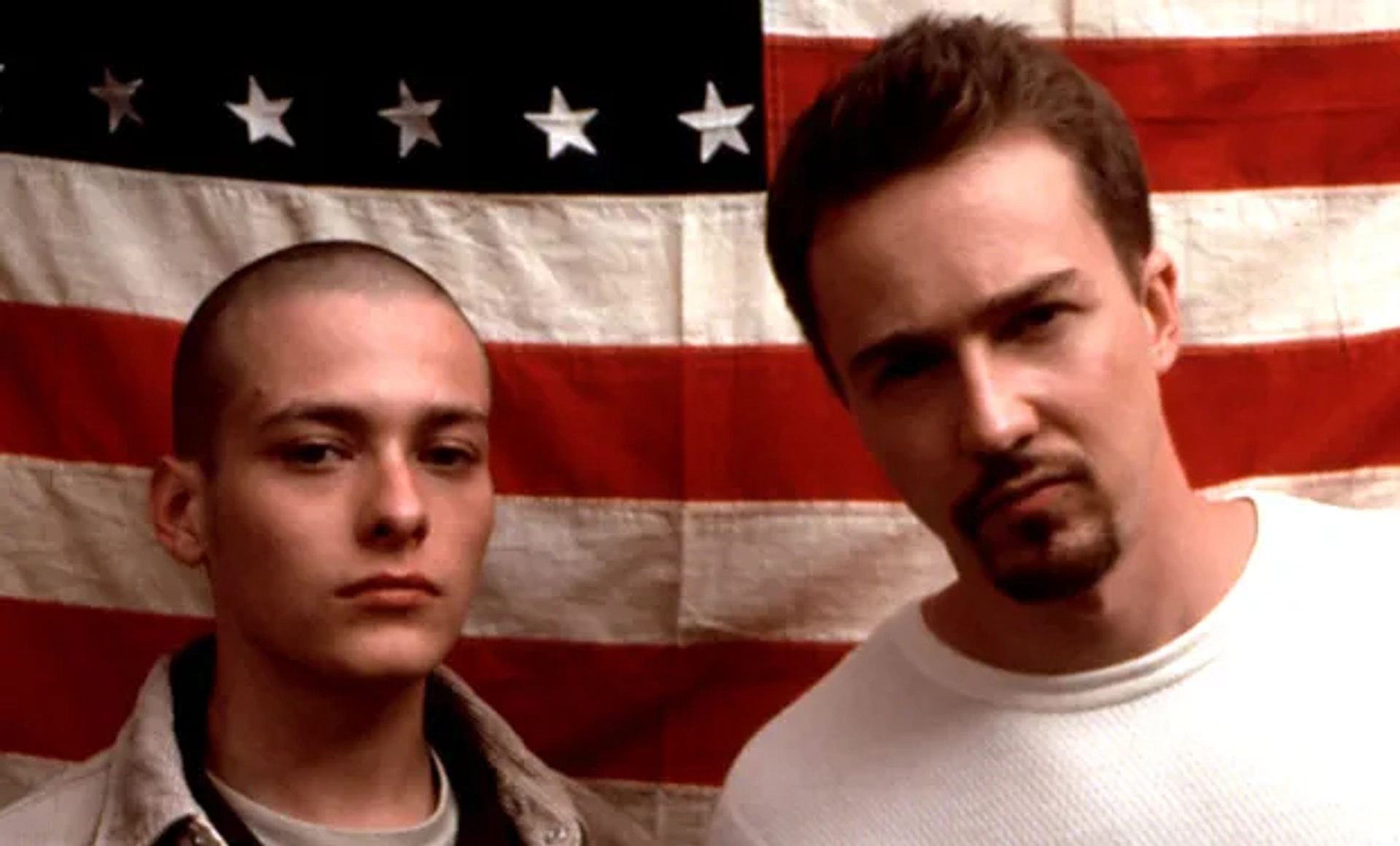 Edward Furlong and Edward Norton in American History X (1998)