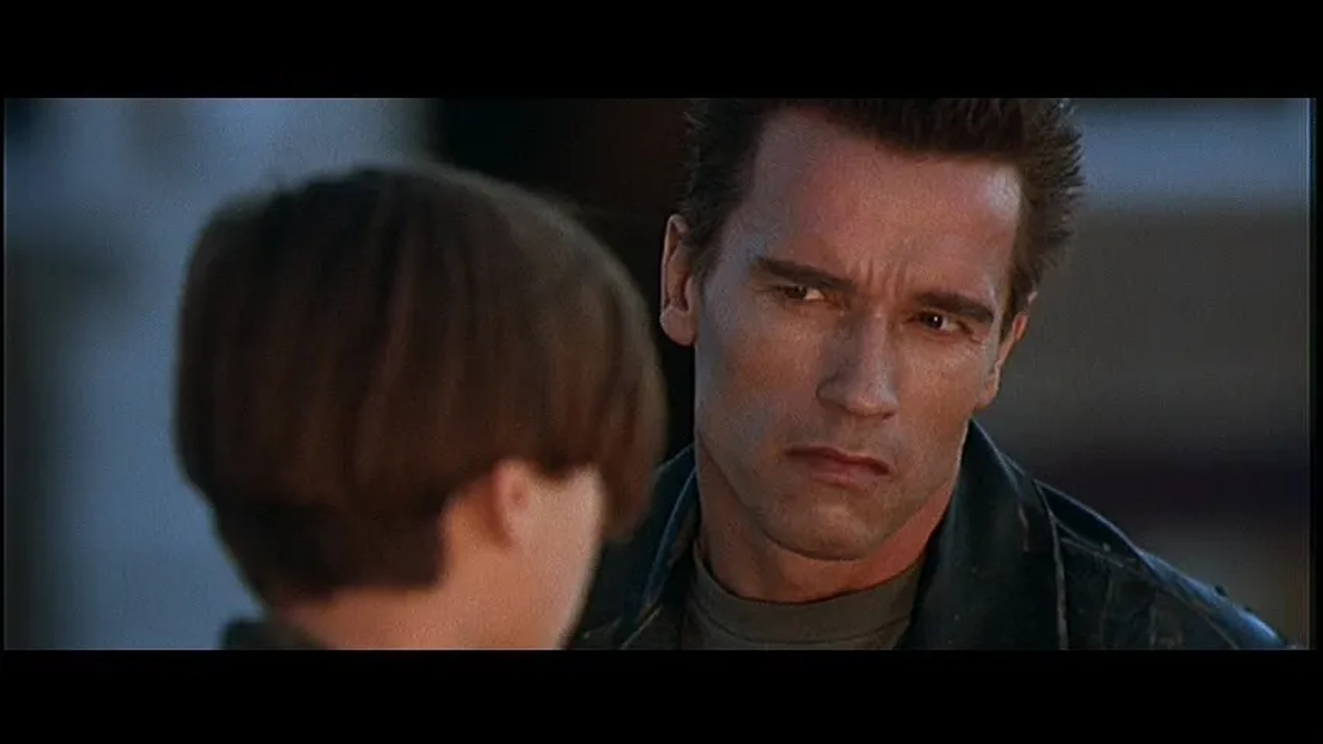 Arnold Schwarzenegger and Edward Furlong in Terminator 2: Judgment Day (1991)
