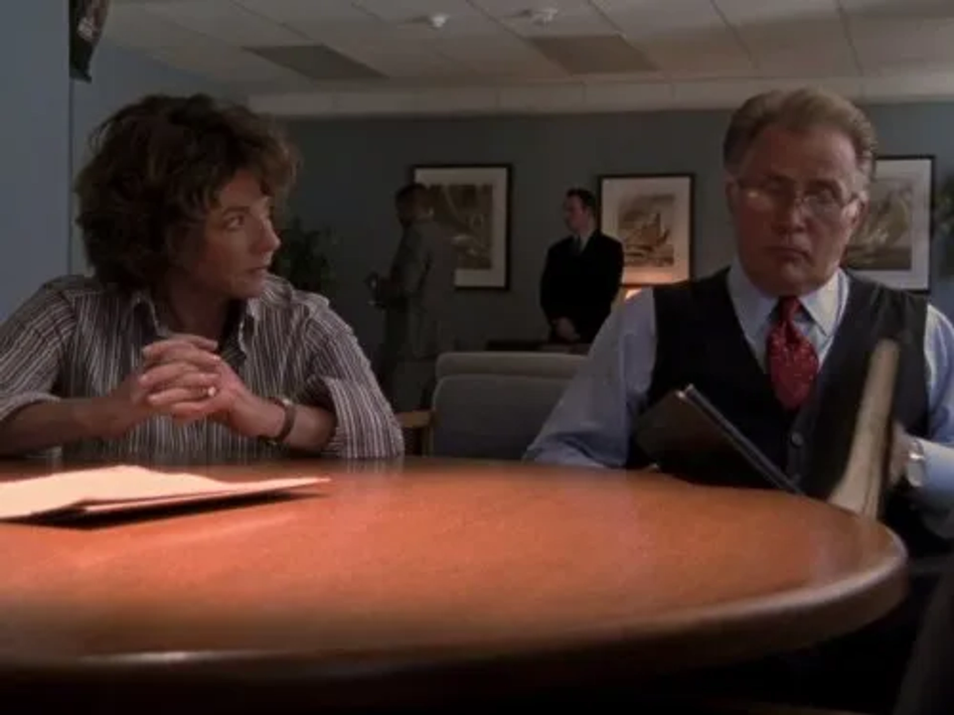 Stockard Channing and Martin Sheen in The West Wing (1999)