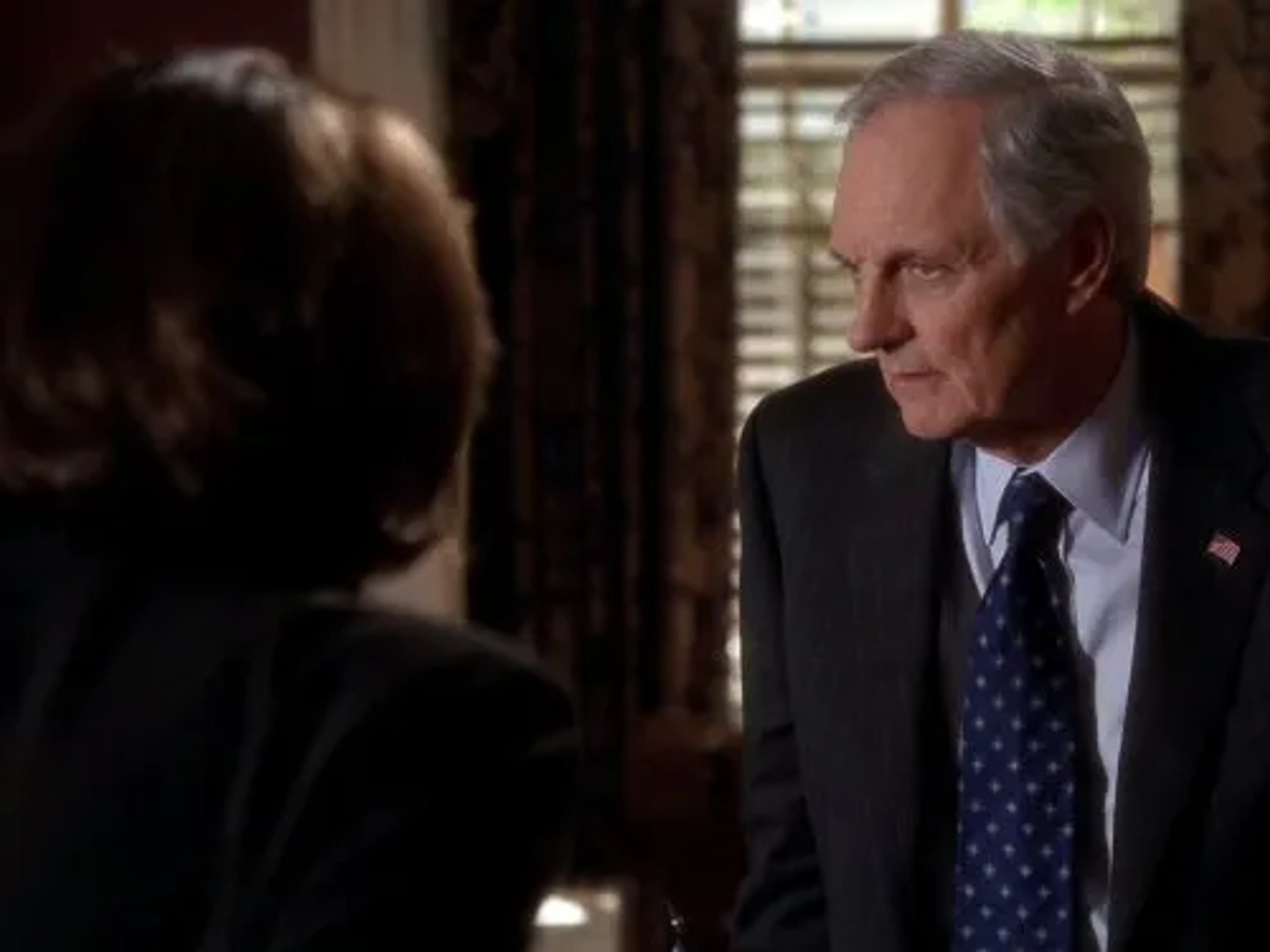 Alan Alda in The West Wing (1999)