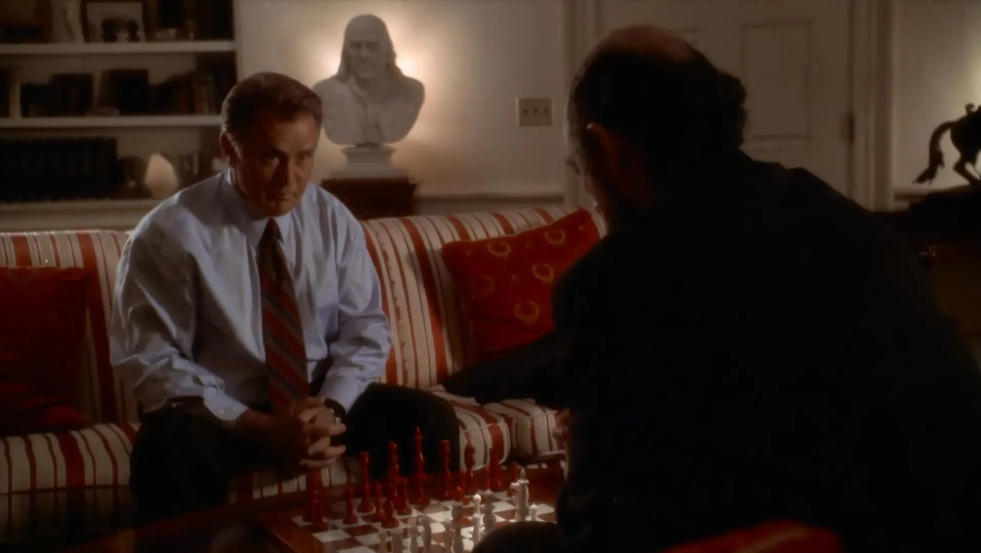 Martin Sheen and Richard Schiff in The West Wing (1999)