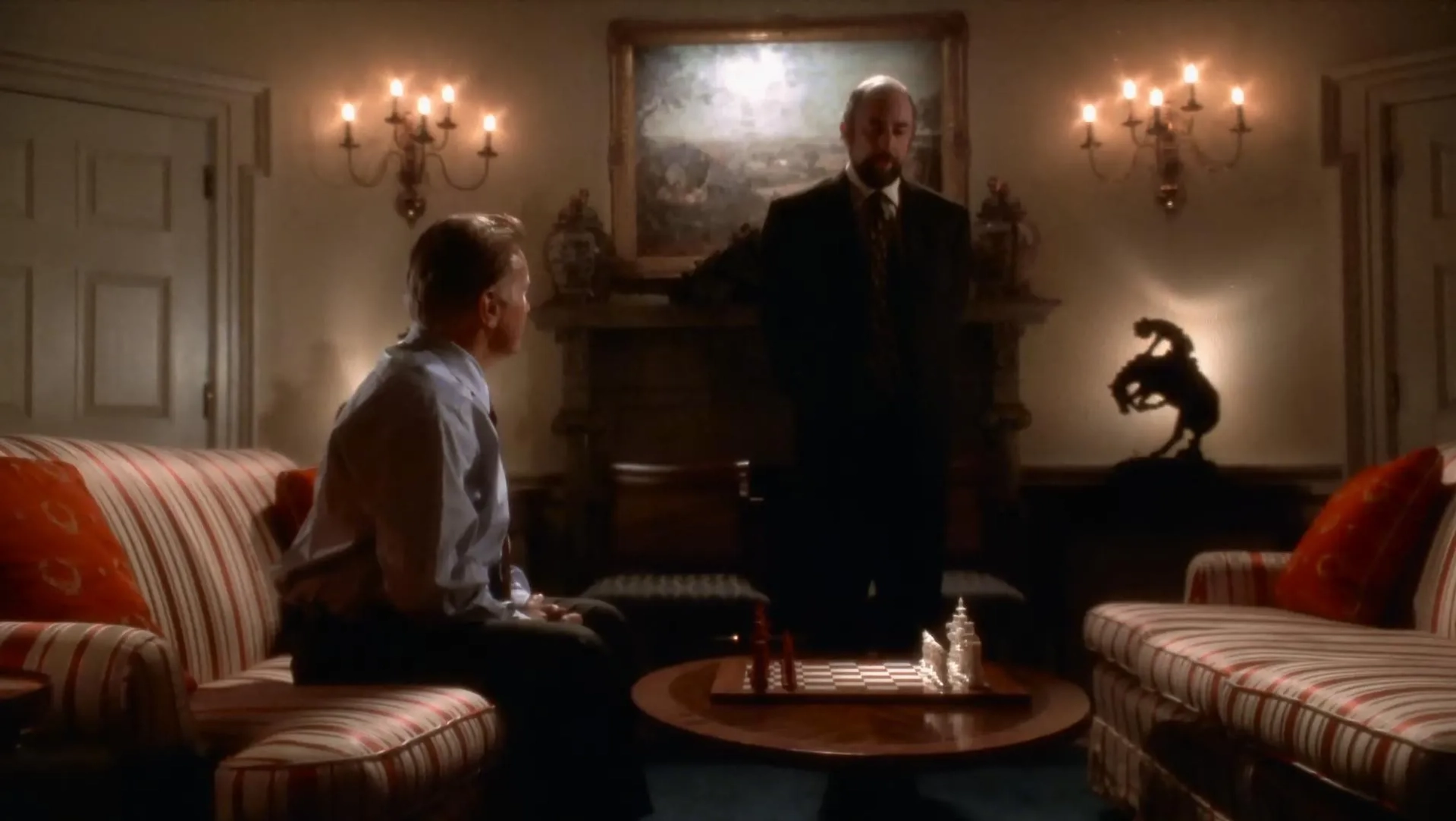 Martin Sheen and Richard Schiff in The West Wing (1999)