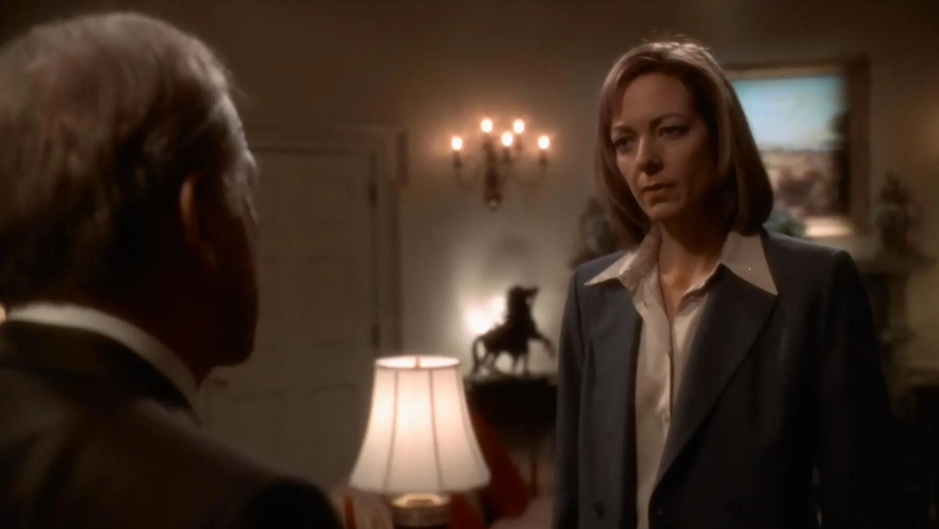 Allison Janney and John Spencer in The West Wing (1999)