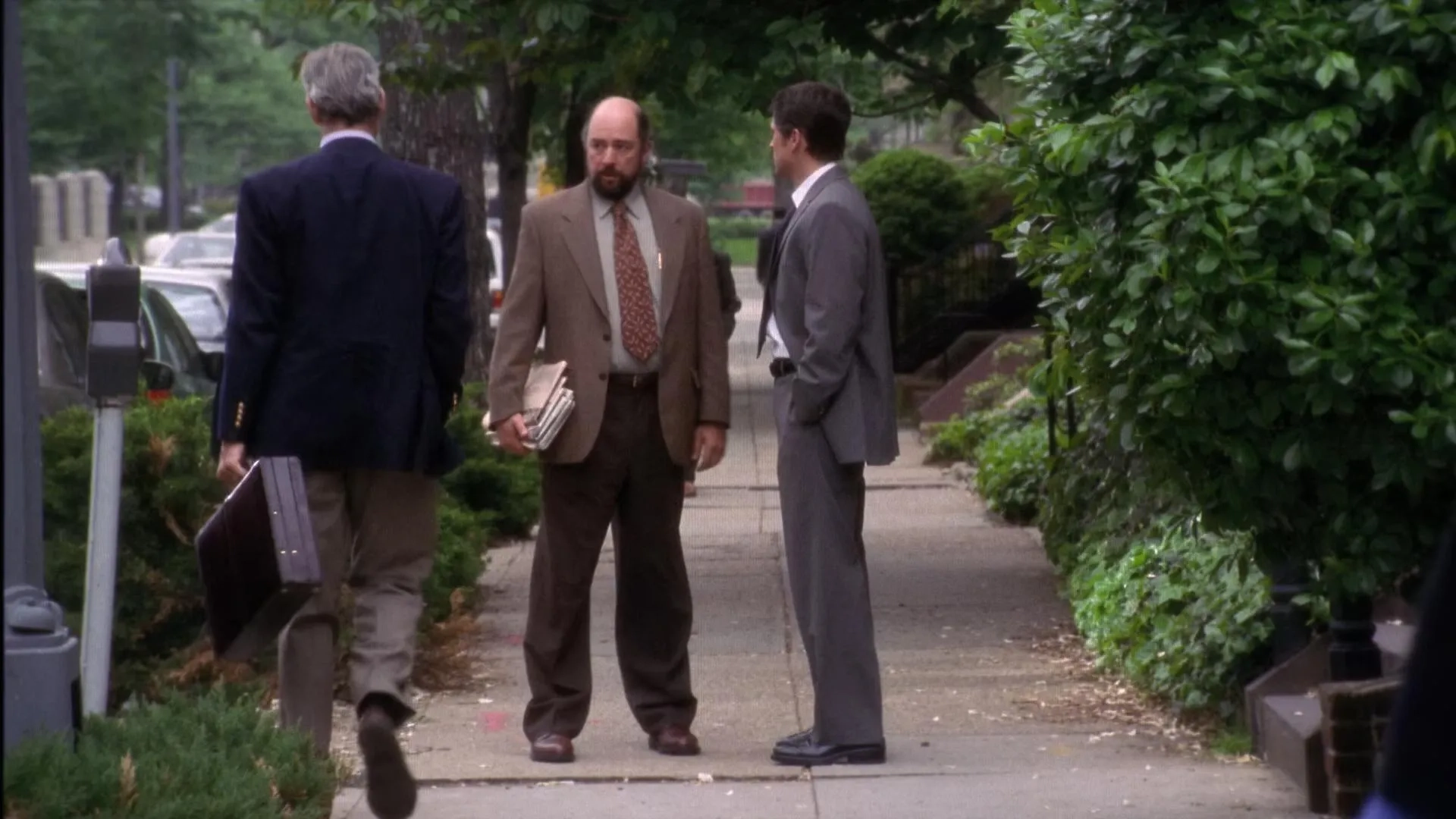 Rob Lowe and Richard Schiff in The West Wing (1999)