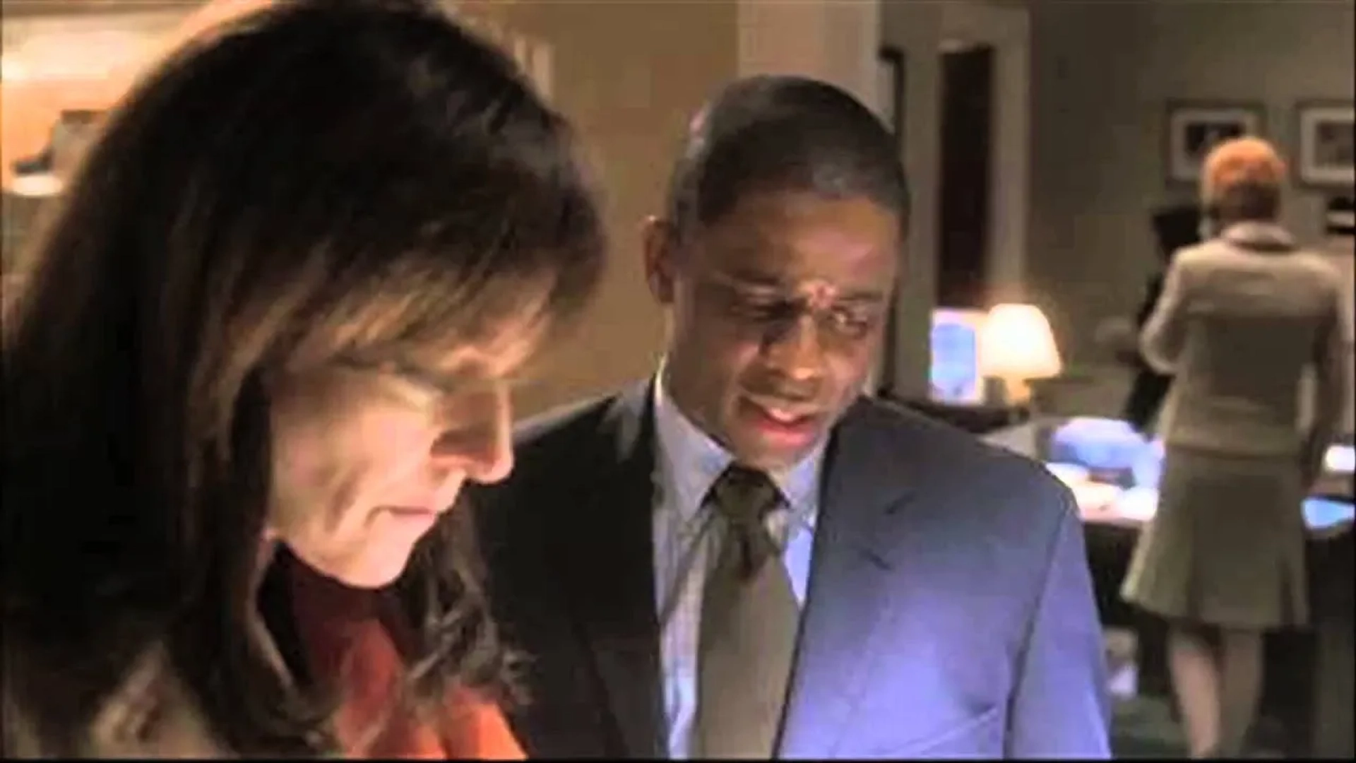 Allison Janney, Dulé Hill, and NiCole Robinson in The West Wing (1999)