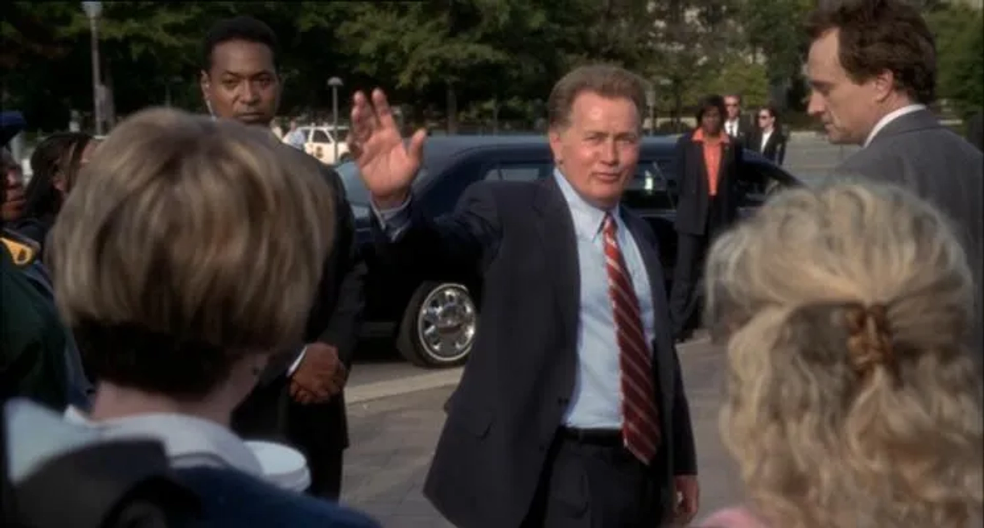 Martin Sheen and Bradley Whitford in The West Wing (1999)