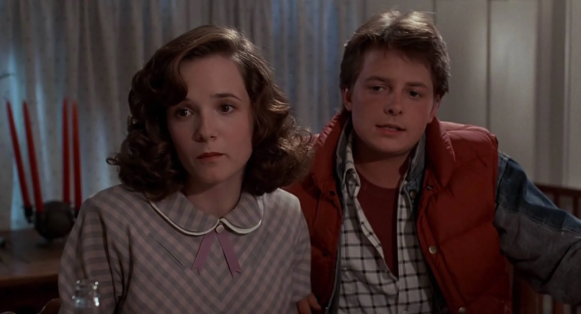 Michael J. Fox and Lea Thompson in Back to the Future (1985)