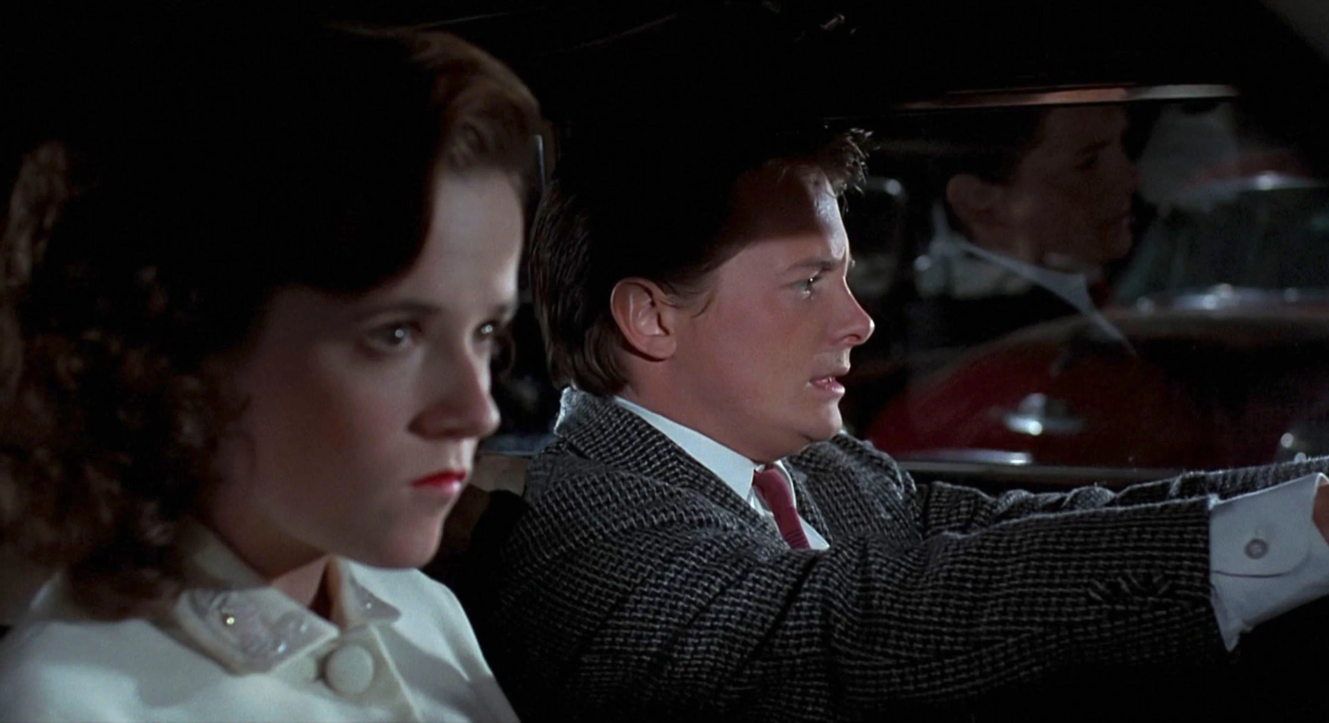 Michael J. Fox and Lea Thompson in Back to the Future (1985)