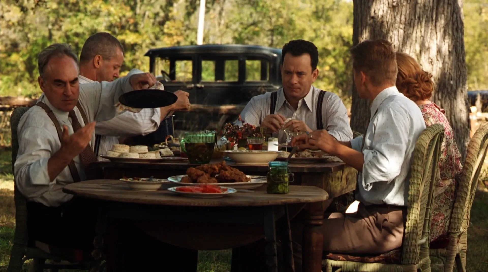 Tom Hanks, David Morse, and Jeffrey DeMunn in The Green Mile (1999)