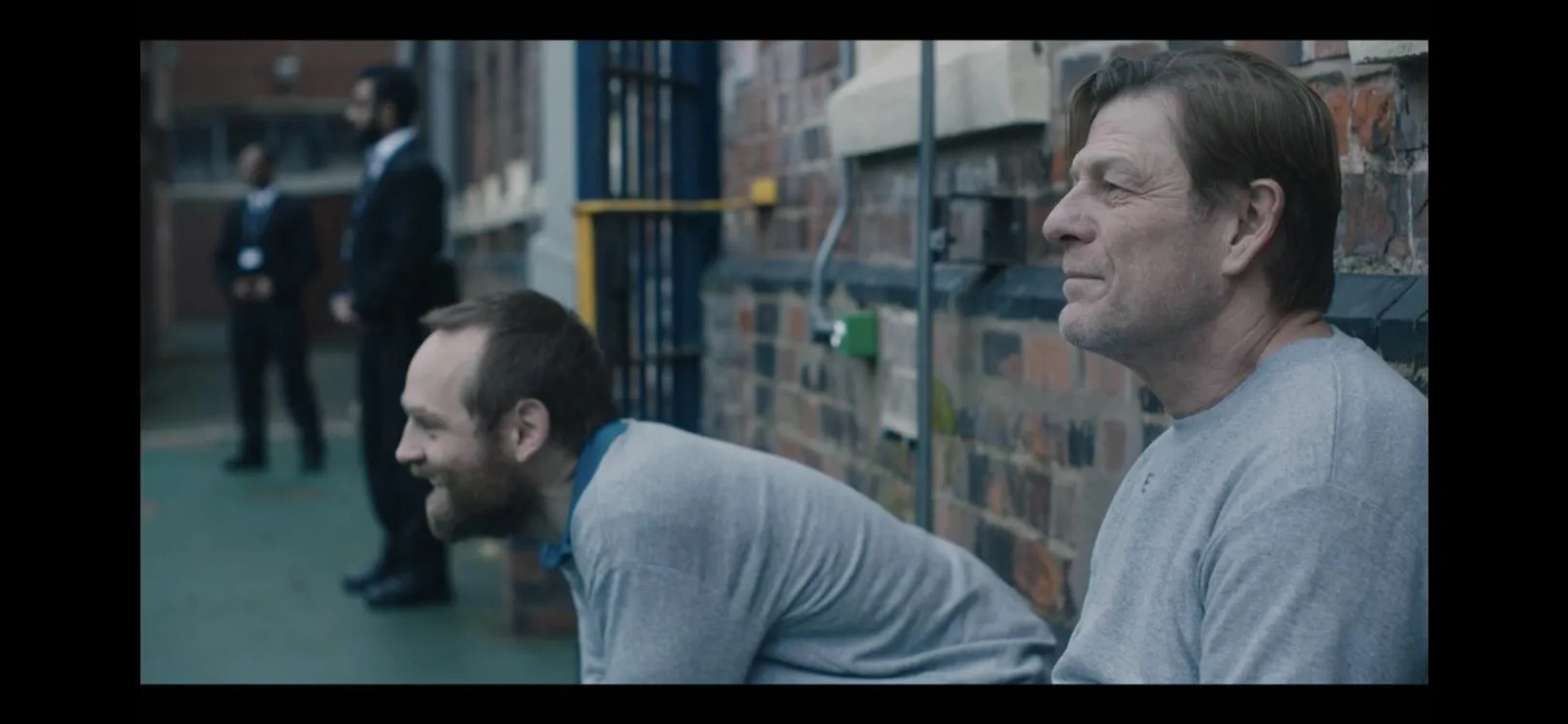 Sean Bean and Jonathan Harden in Time.