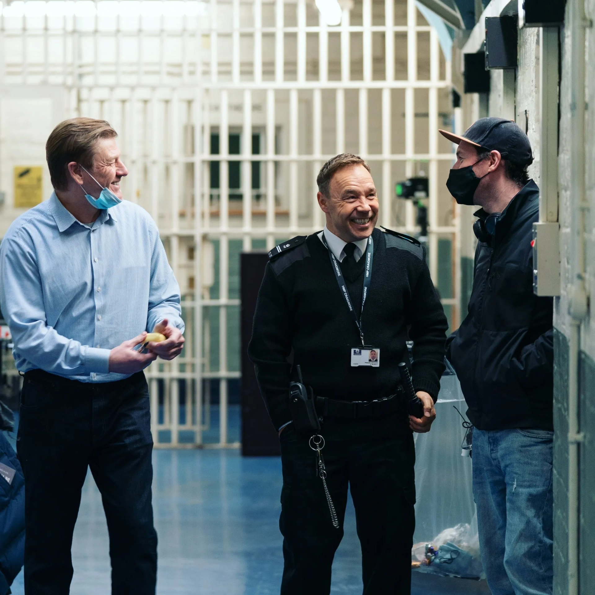 Sean Bean, Stephen Graham, and Lewis Arnold in Time (2021)