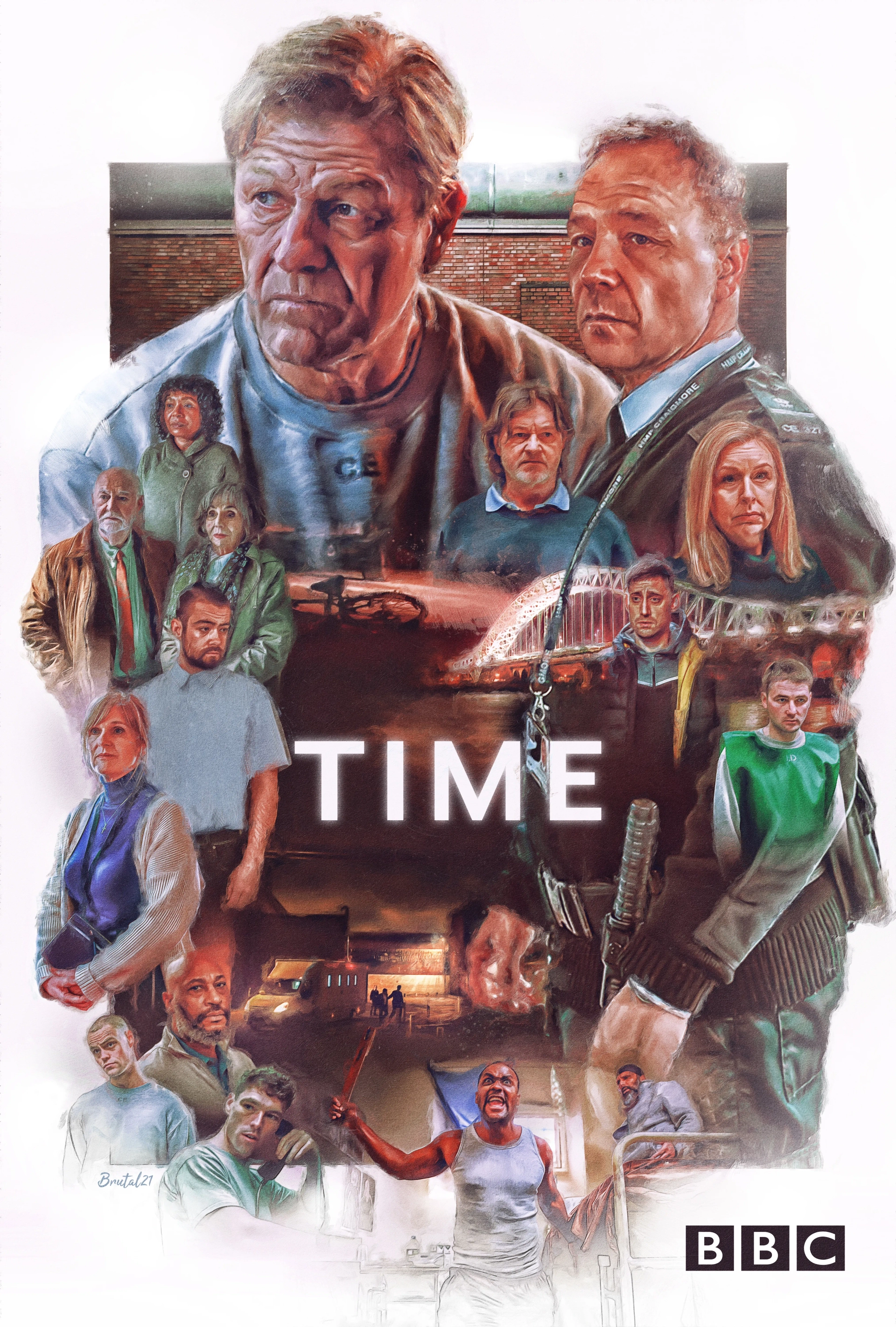 Sean Bean, David Calder, Siobhan Finneran, Stephen Graham, Sue Johnston, Nadine Marshall, Terence Maynard, Jack McMullen, Shahid Ahmed, Michael Socha, Hannah Walters, Bobby Schofield, James Nelson-Joyce, Kadiff Kirwan, and Paddy Rowan in Time (2021)