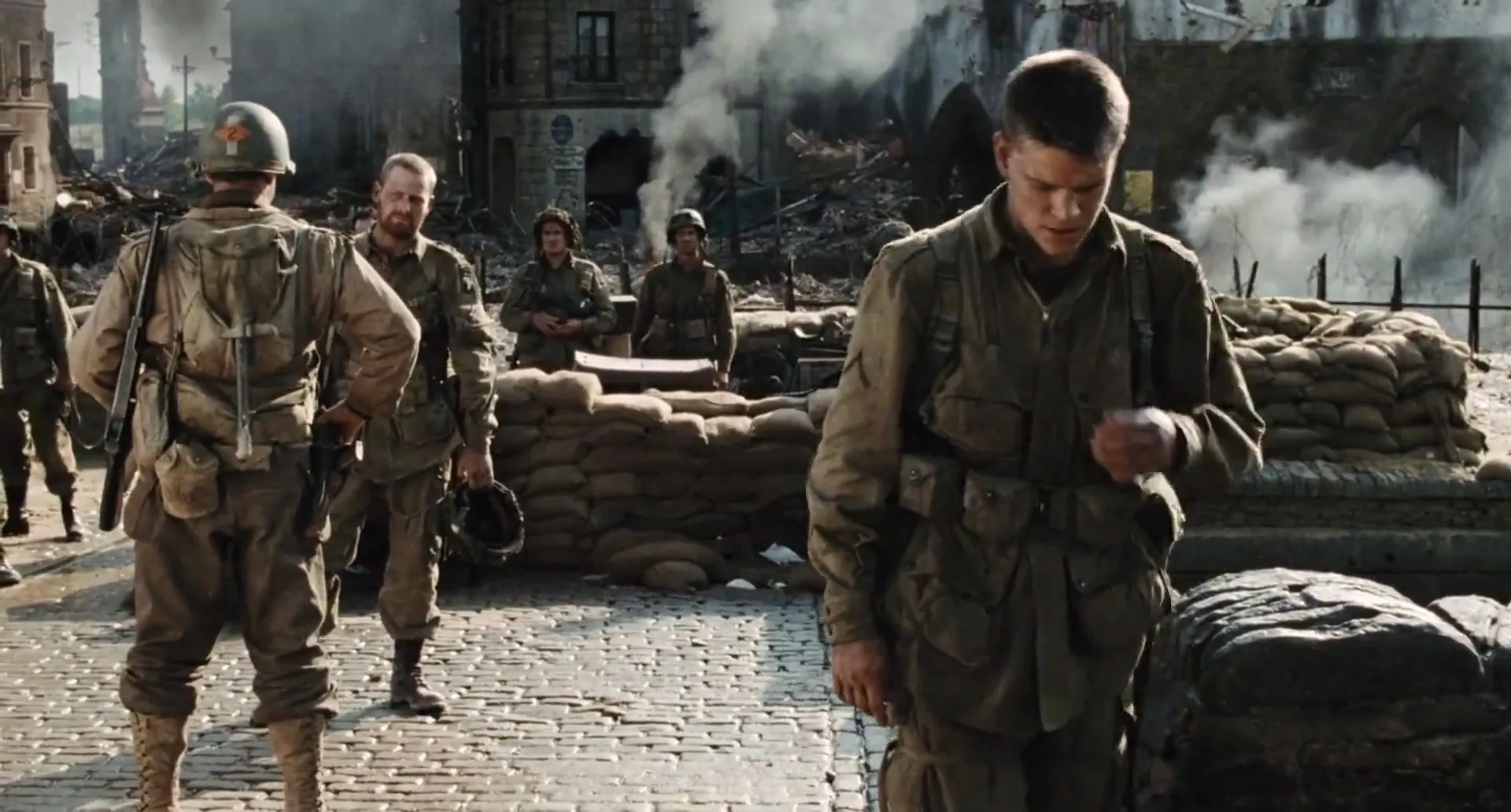 Matt Damon in Saving Private Ryan (1998)