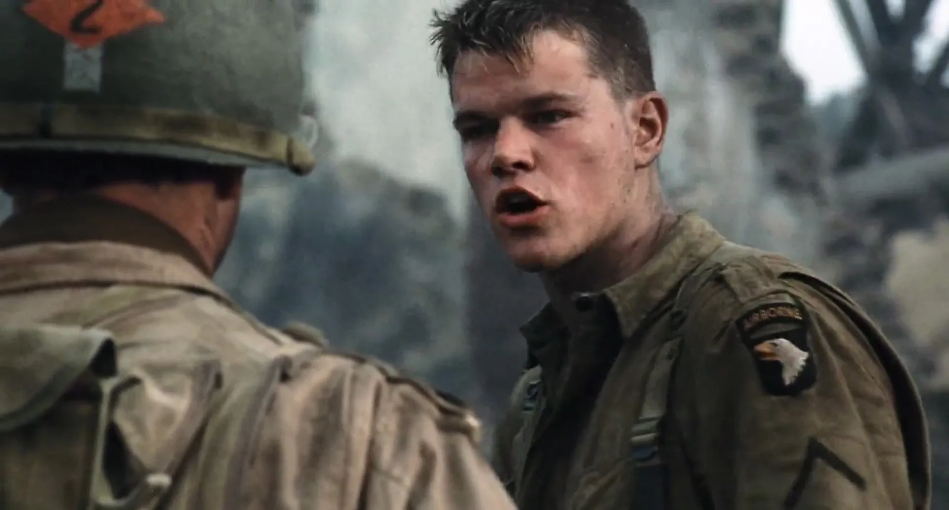 Matt Damon in Saving Private Ryan (1998)