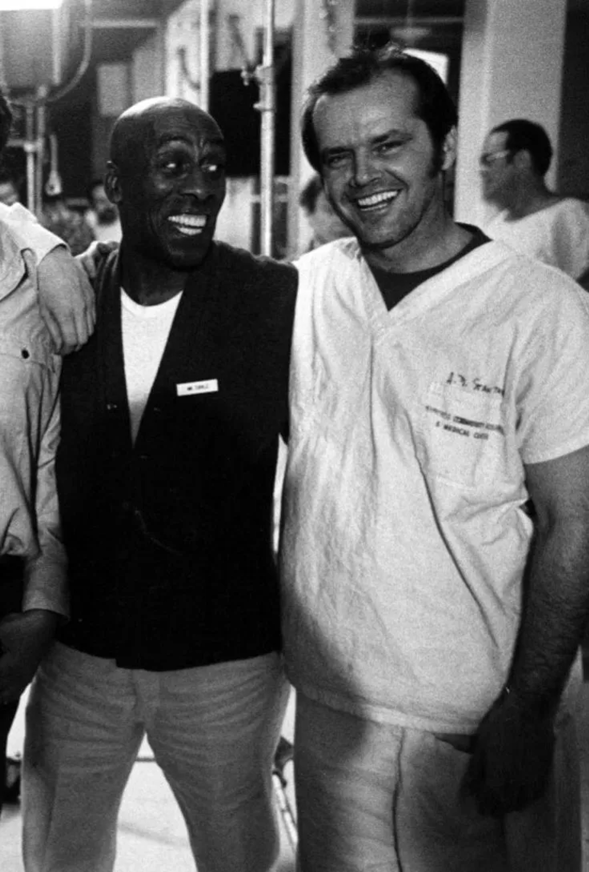 Jack Nicholson and Scatman Crothers in One Flew Over the Cuckoo's Nest (1975)