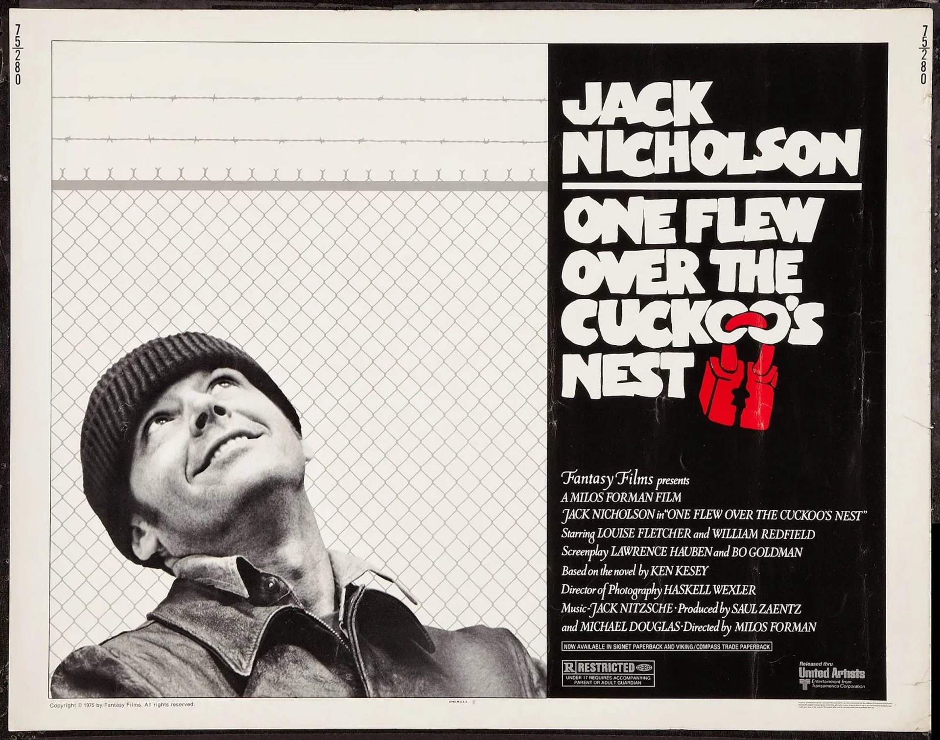 Jack Nicholson in One Flew Over the Cuckoo's Nest (1975)