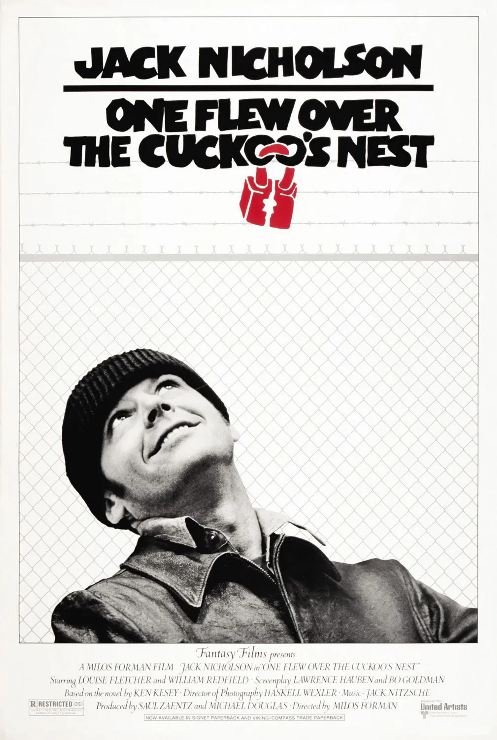 Jack Nicholson in One Flew Over the Cuckoo's Nest (1975)