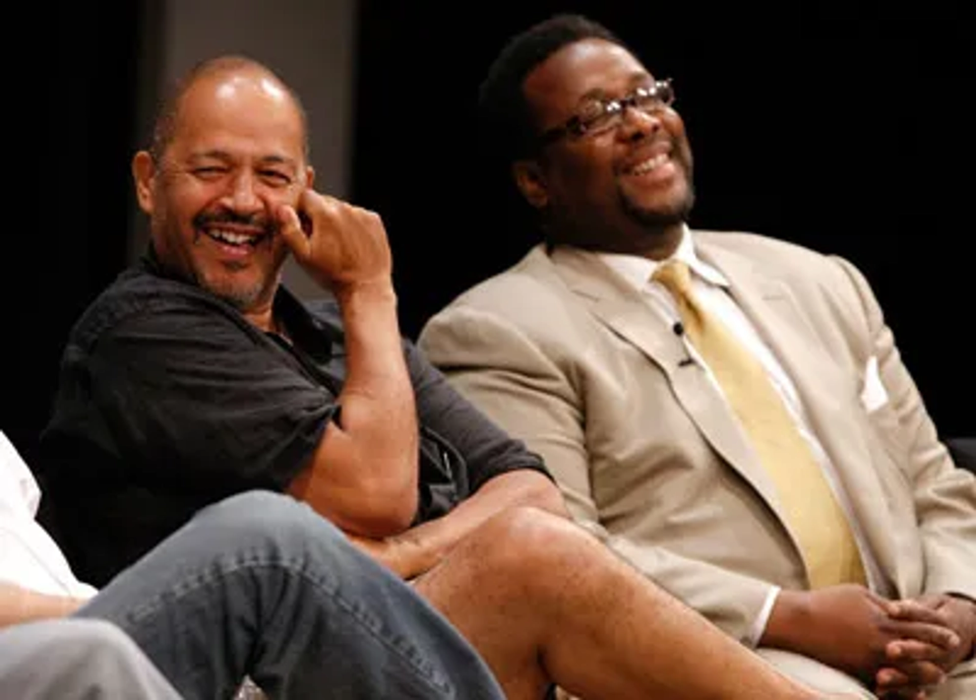 Clark Johnson and Wendell Pierce at an event for The Wire (2002)