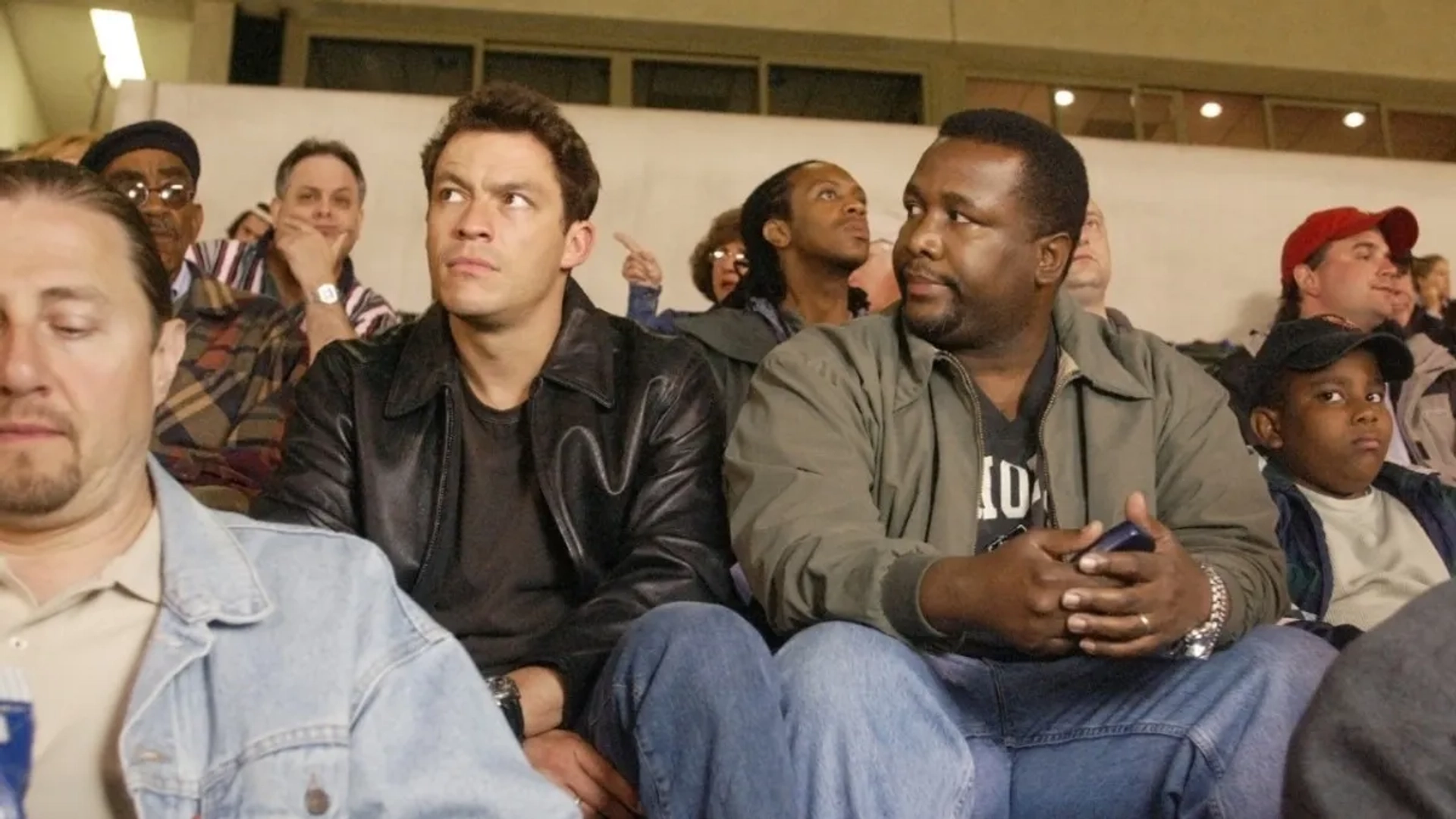 Wendell Pierce, Dominic West, and DeJuan Anderson in The Wire (2002)