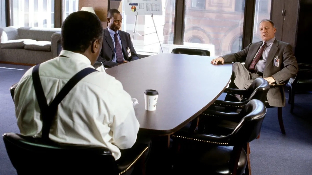 John Doman and Lance Reddick in The Wire (2002)