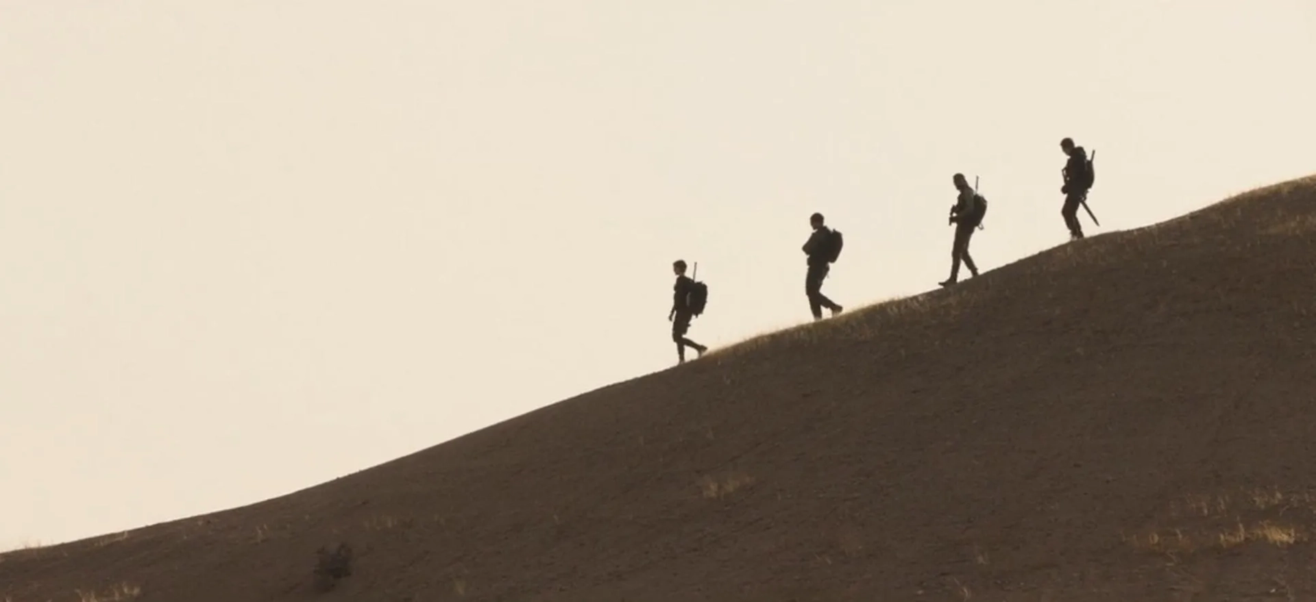 Charlize Theron, Matthias Schoenaerts, Luca Marinelli, and Marwan Kenzari in The Old Guard (2020)