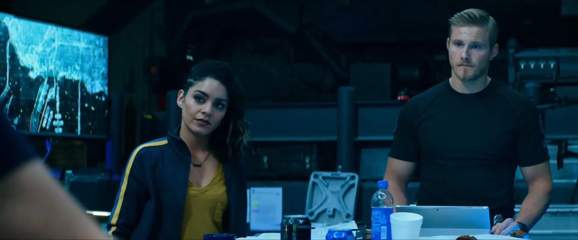 Vanessa Hudgens and Alexander Ludwig in Bad Boys for Life (2020)