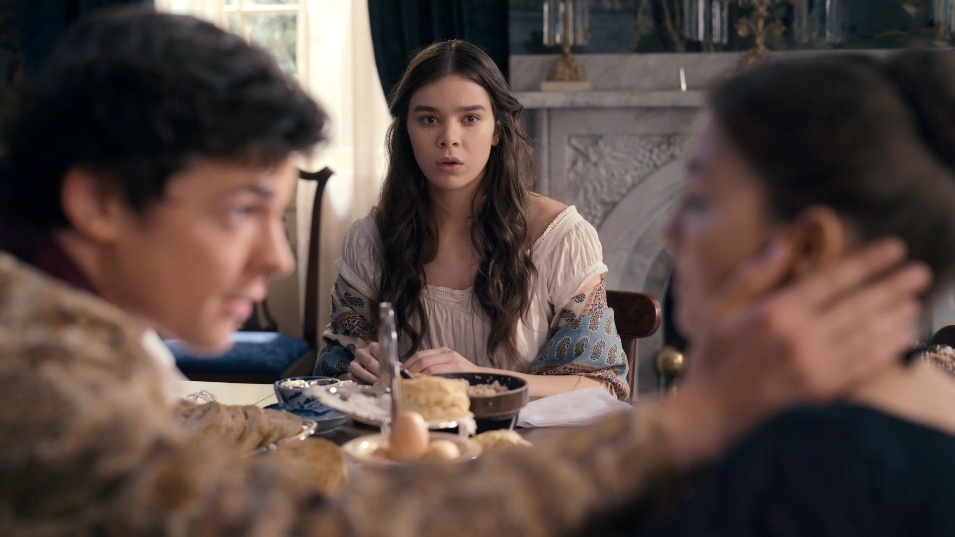 Hailee Steinfeld, Adrian Enscoe, and Ella Hunt in Dickinson (2019)