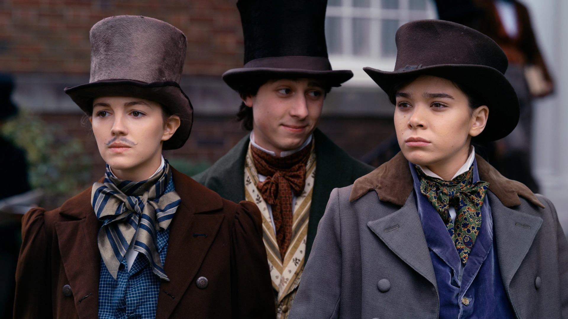 Hailee Steinfeld, Ella Hunt, and Samuel Farnsworth in Dickinson (2019)