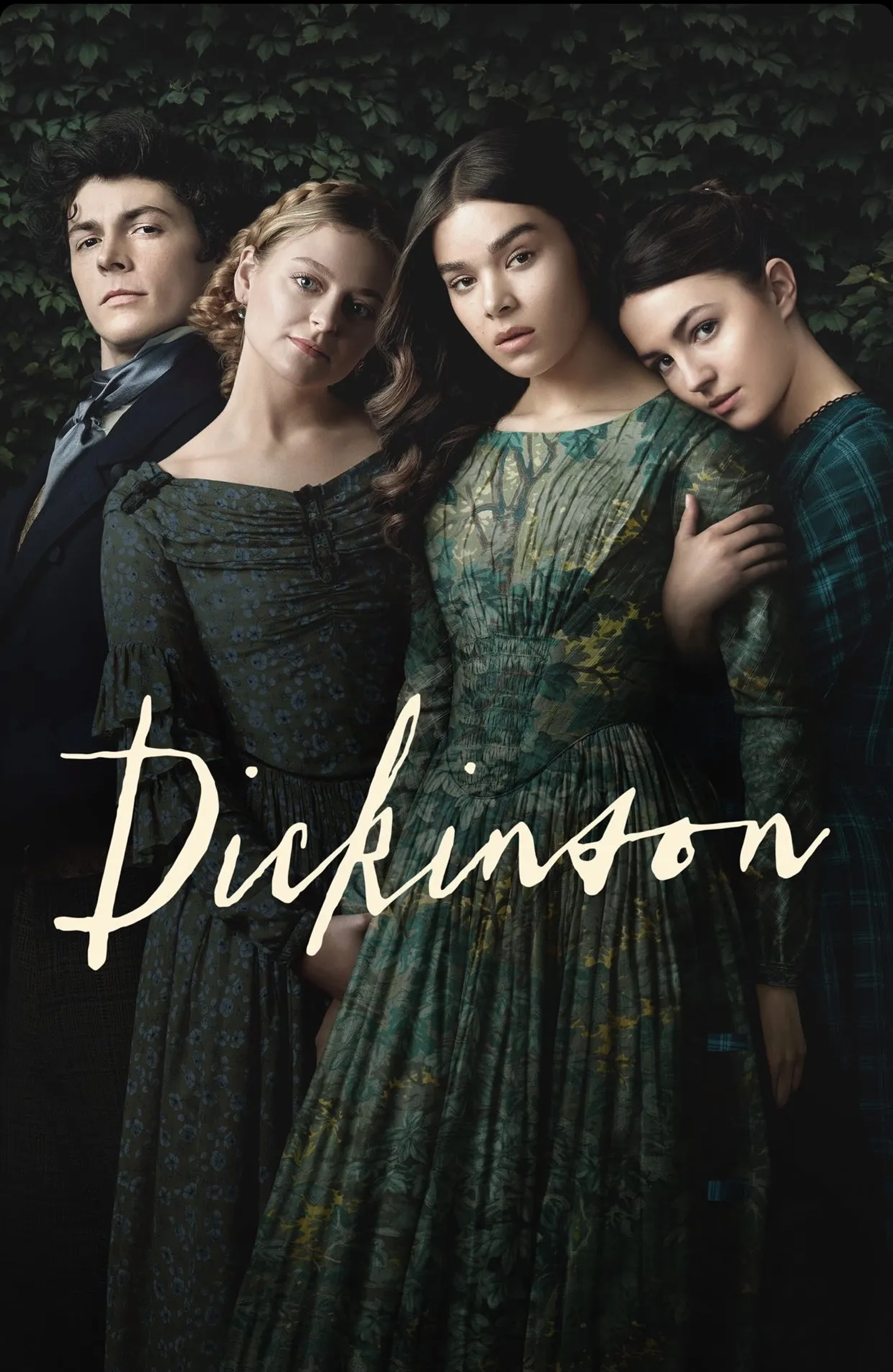 Hailee Steinfeld, Anna Baryshnikov, Adrian Enscoe, and Ella Hunt in Dickinson (2019)