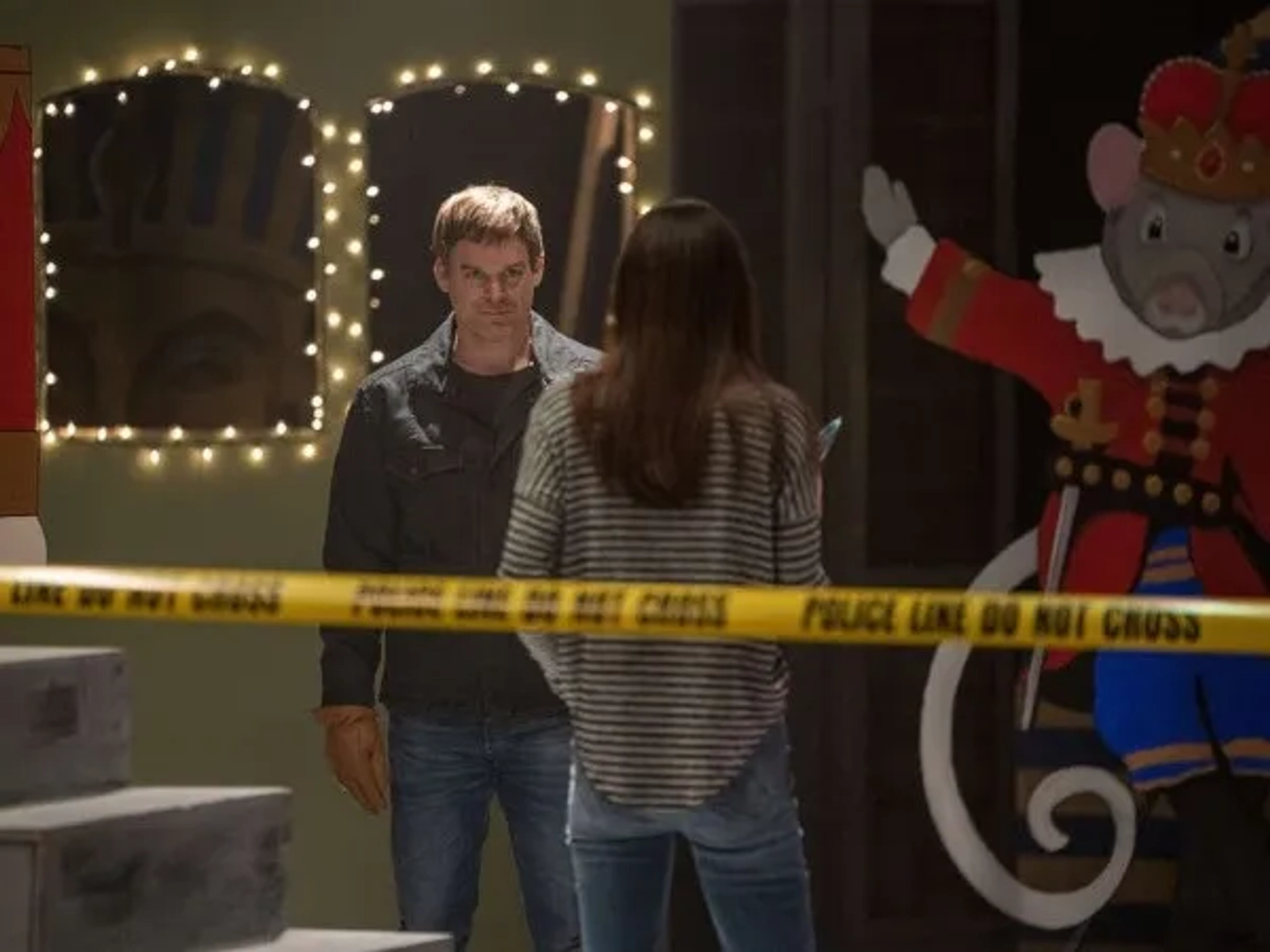 Michael C. Hall and Jennifer Carpenter in Dexter: New Blood: H Is for Hero (2021)