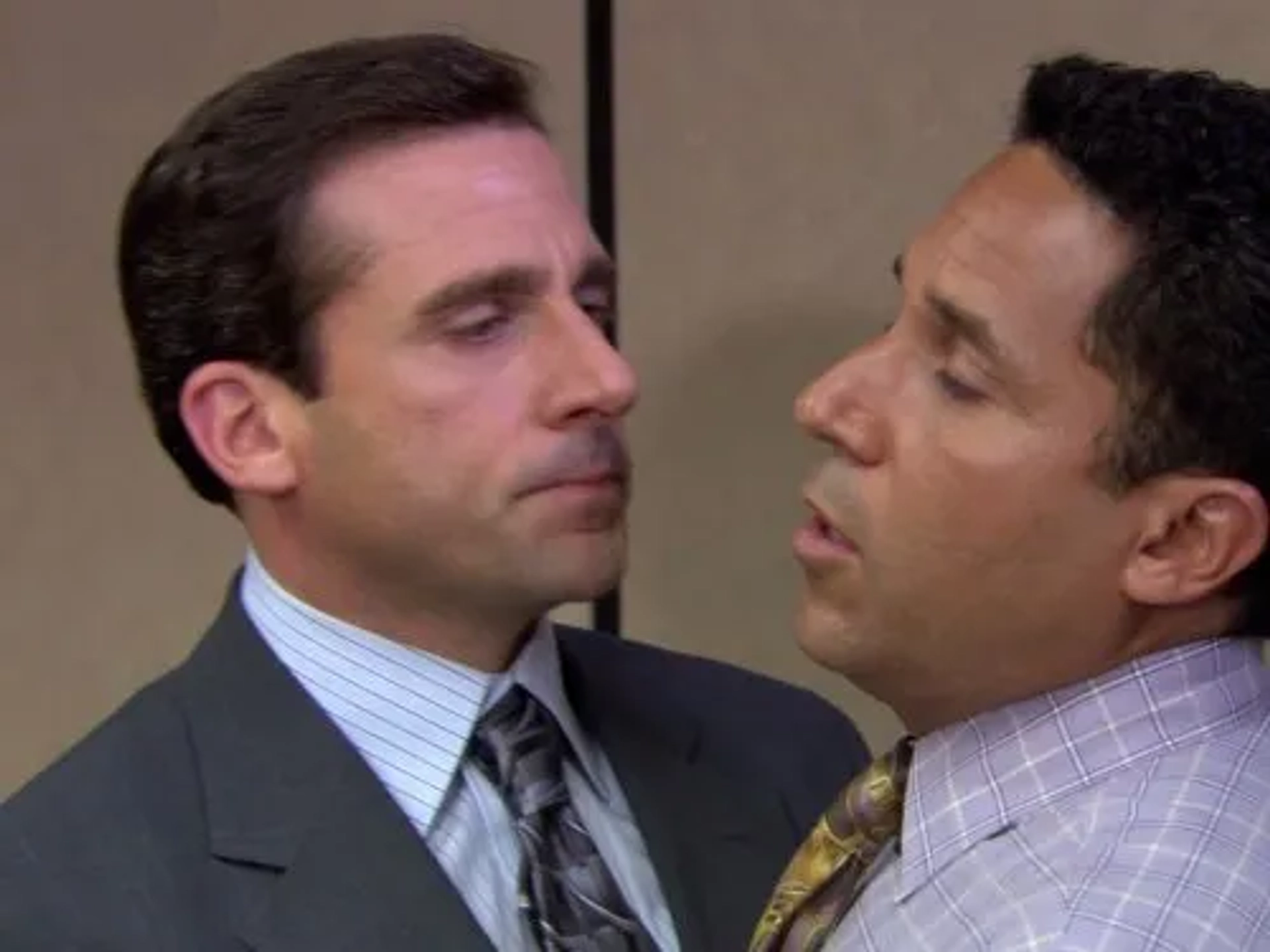 Steve Carell and Oscar Nuñez in The Office (2005)