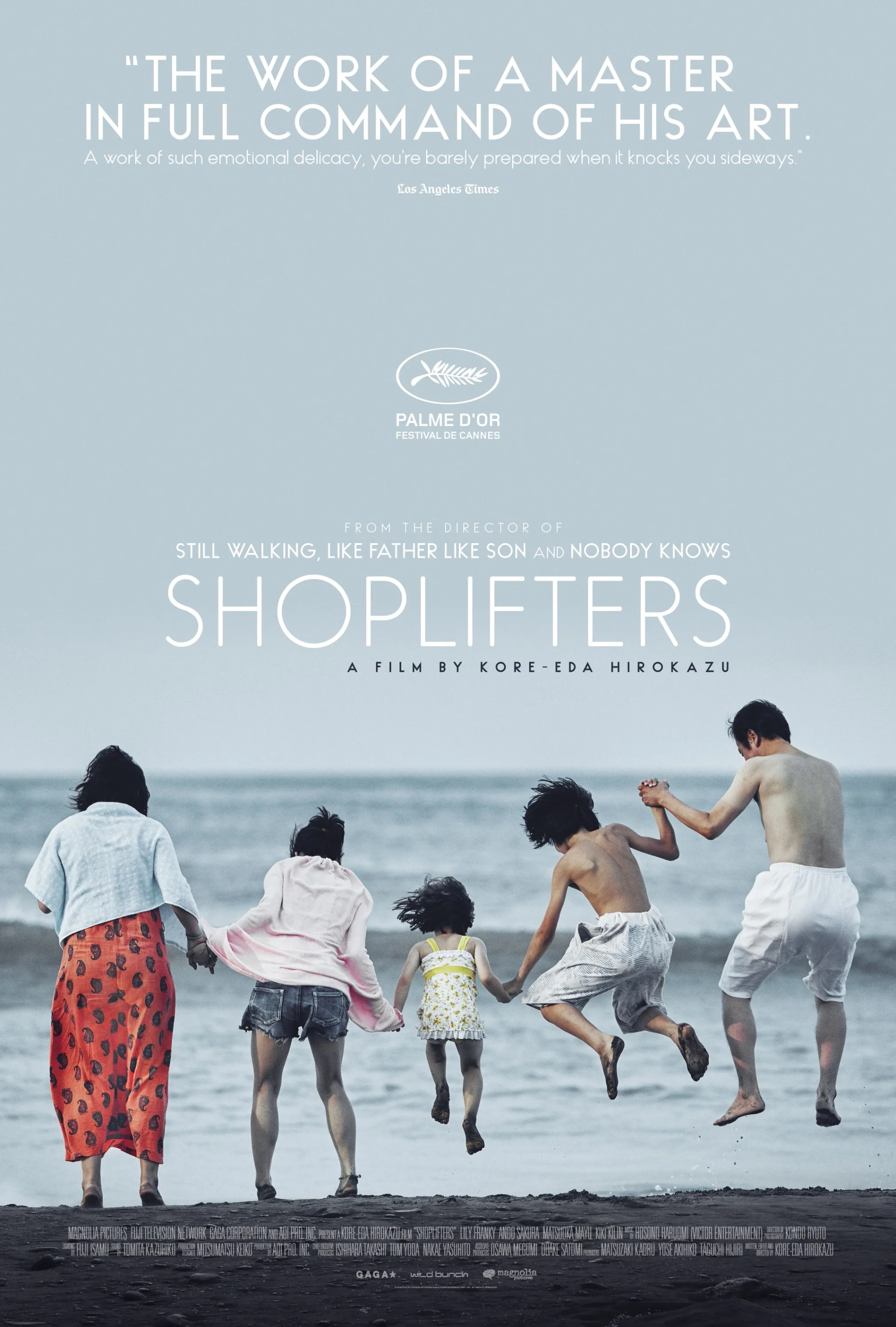 Lily Franky, Sakura Andô, Mayu Matsuoka, Miyu Sasaki, Jyo Kairi, and Mehdi Taleghani in Shoplifters (2018)