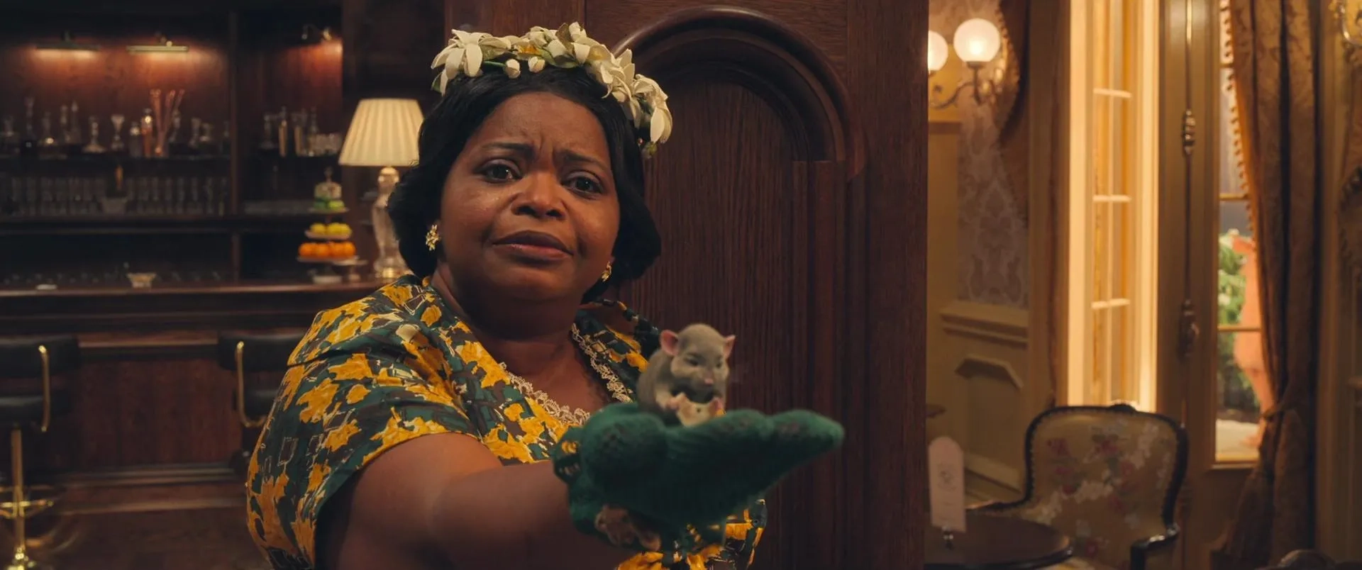 Octavia Spencer and Codie-Lei Eastick in The Witches (2020)