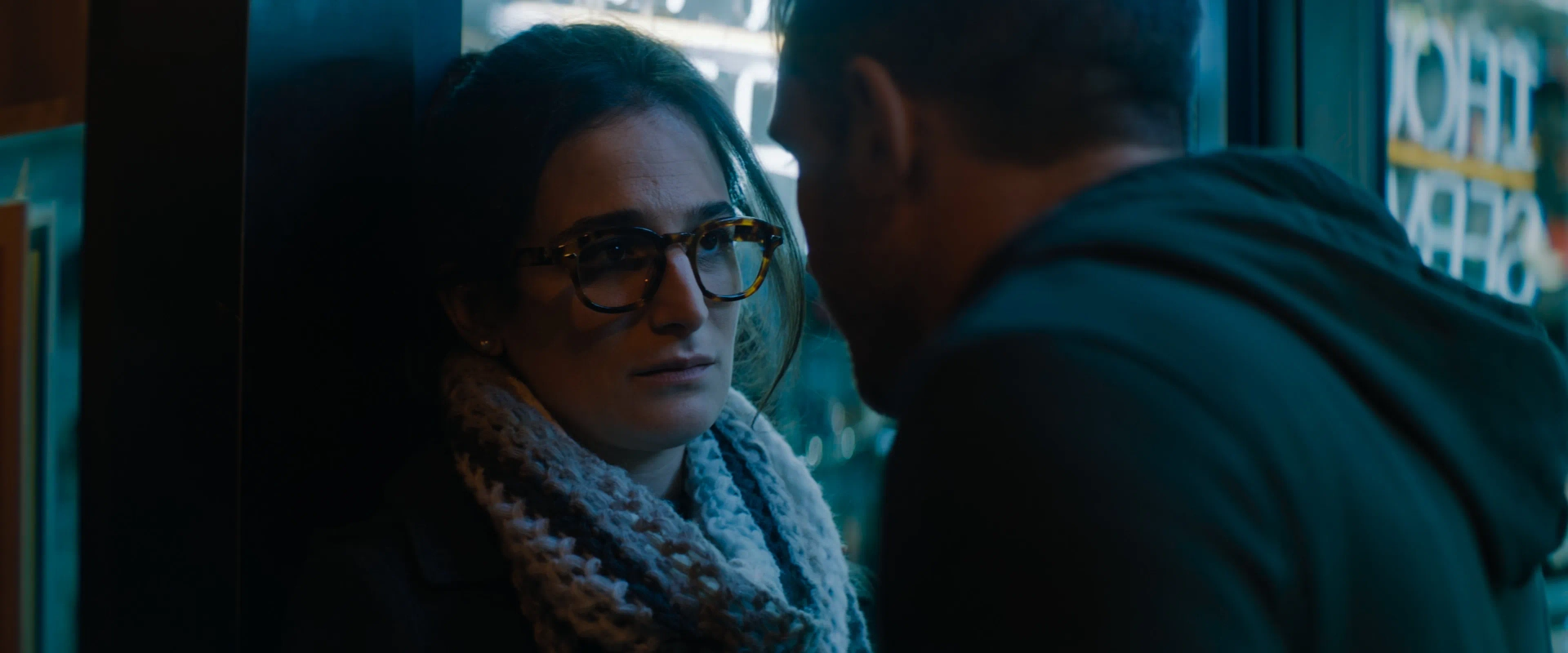 Tom Hardy and Jenny Slate in Venom (2018)