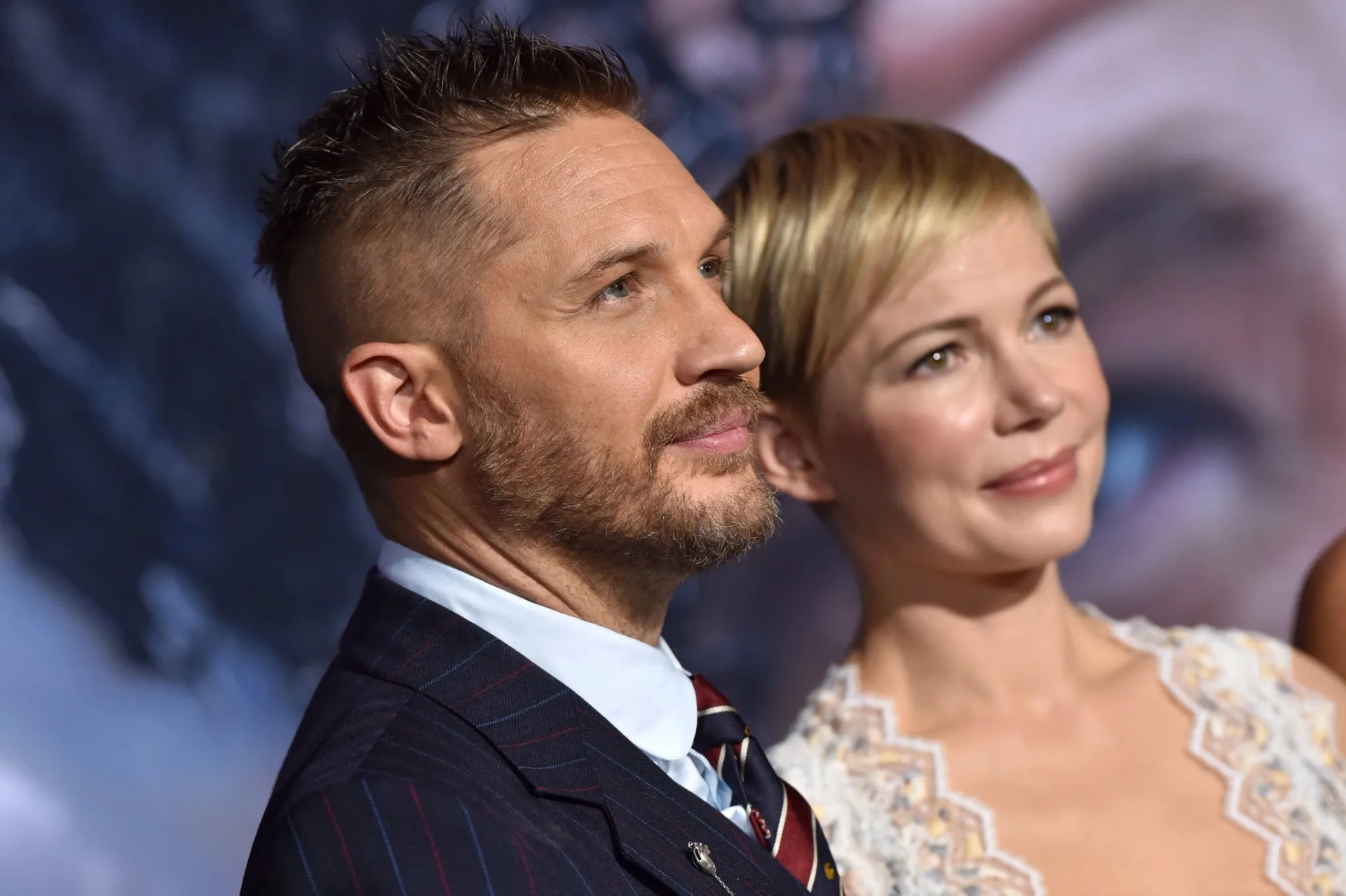 Tom Hardy and Michelle Williams at an event for Venom (2018)