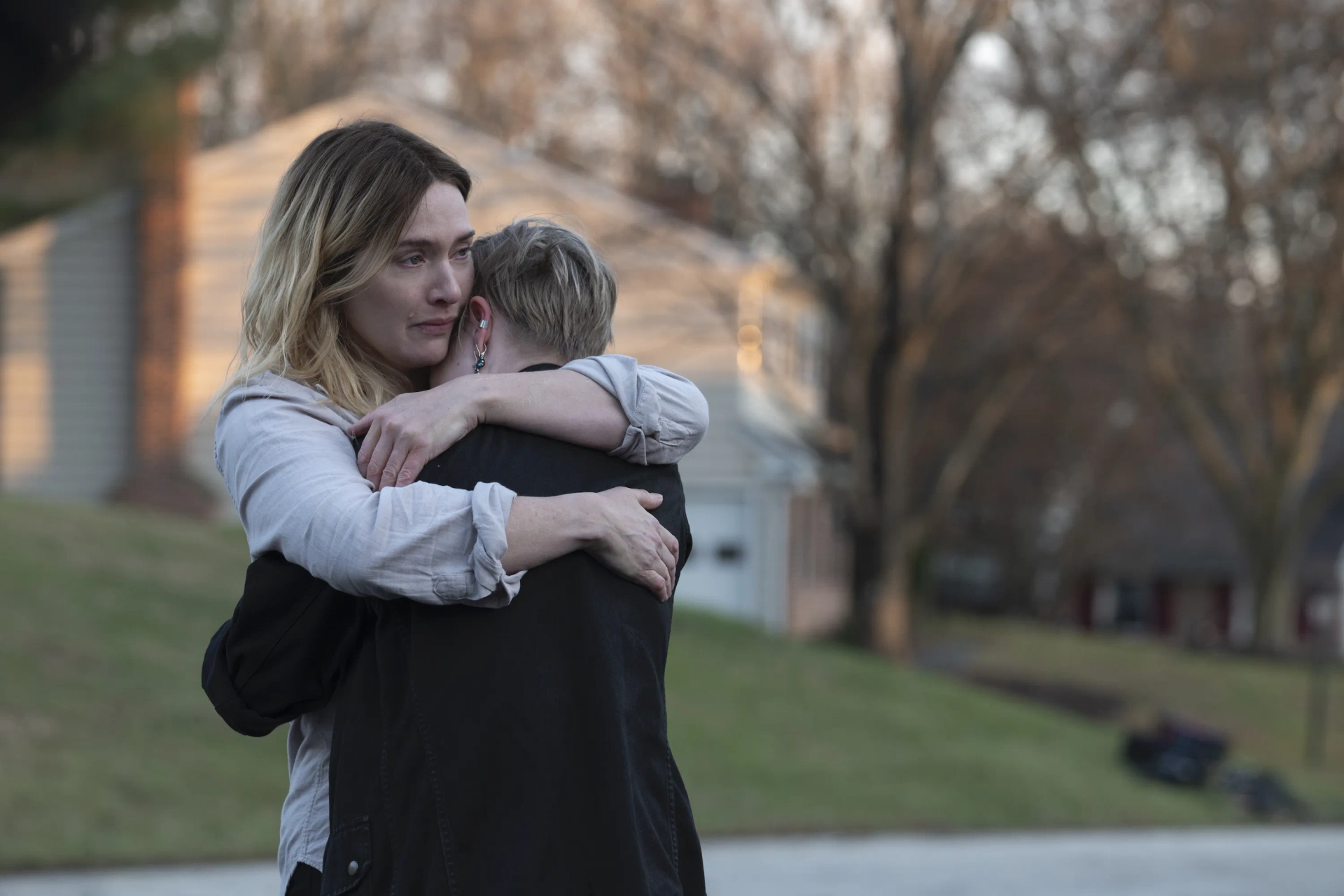 Kate Winslet and Angourie Rice in Mare of Easttown (2021)