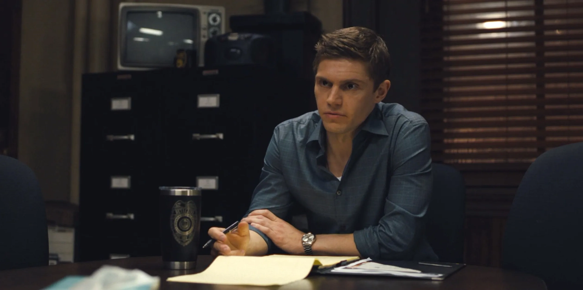 Evan Peters in Mare of Easttown (2021)