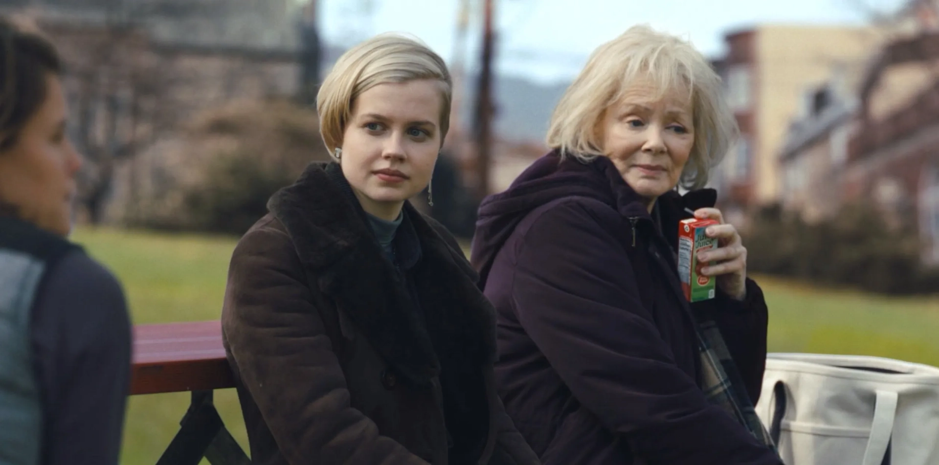 Jean Smart, Sosie Bacon, and Angourie Rice in Mare of Easttown (2021)