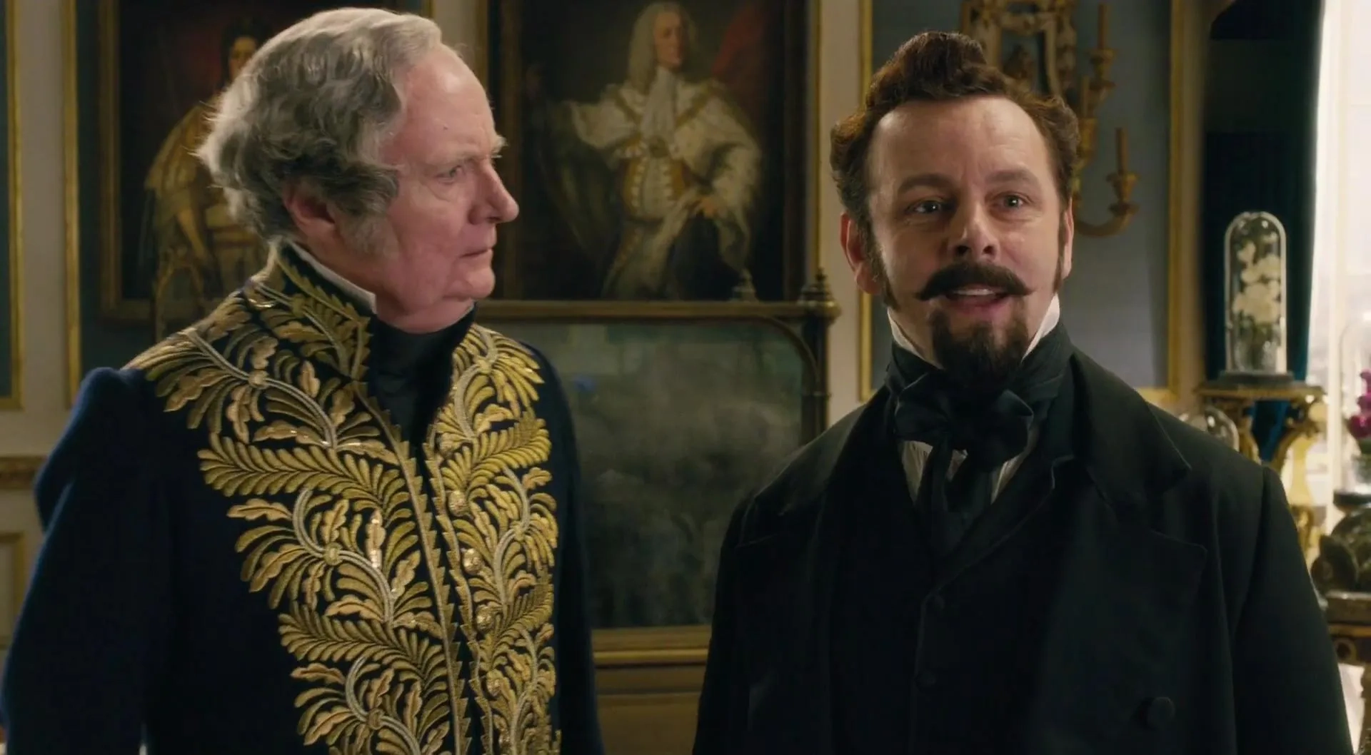 Jim Broadbent and Michael Sheen in Dolittle (2020)