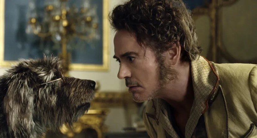 Robert Downey Jr. and Tom Holland in Dolittle (2020)