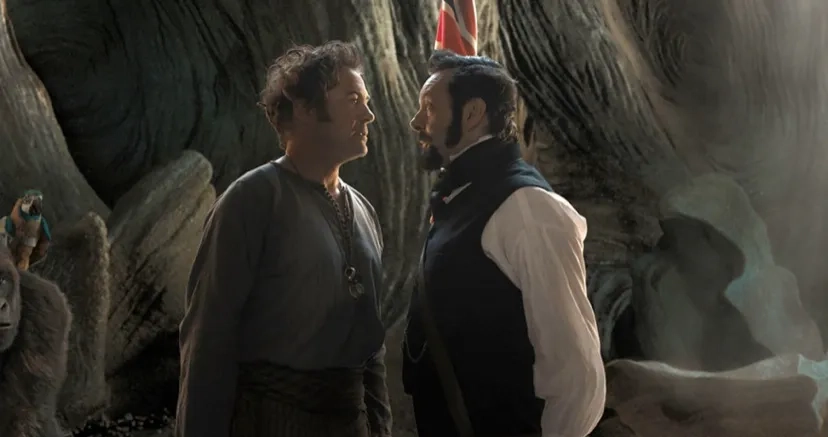 Robert Downey Jr. and Michael Sheen in Dolittle (2020)