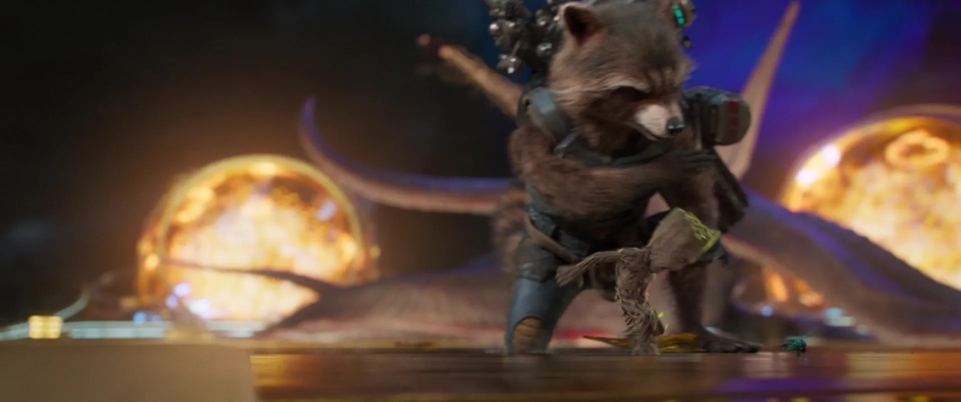 Vin Diesel and Bradley Cooper in Guardians of the Galaxy Vol. 2 (2017)