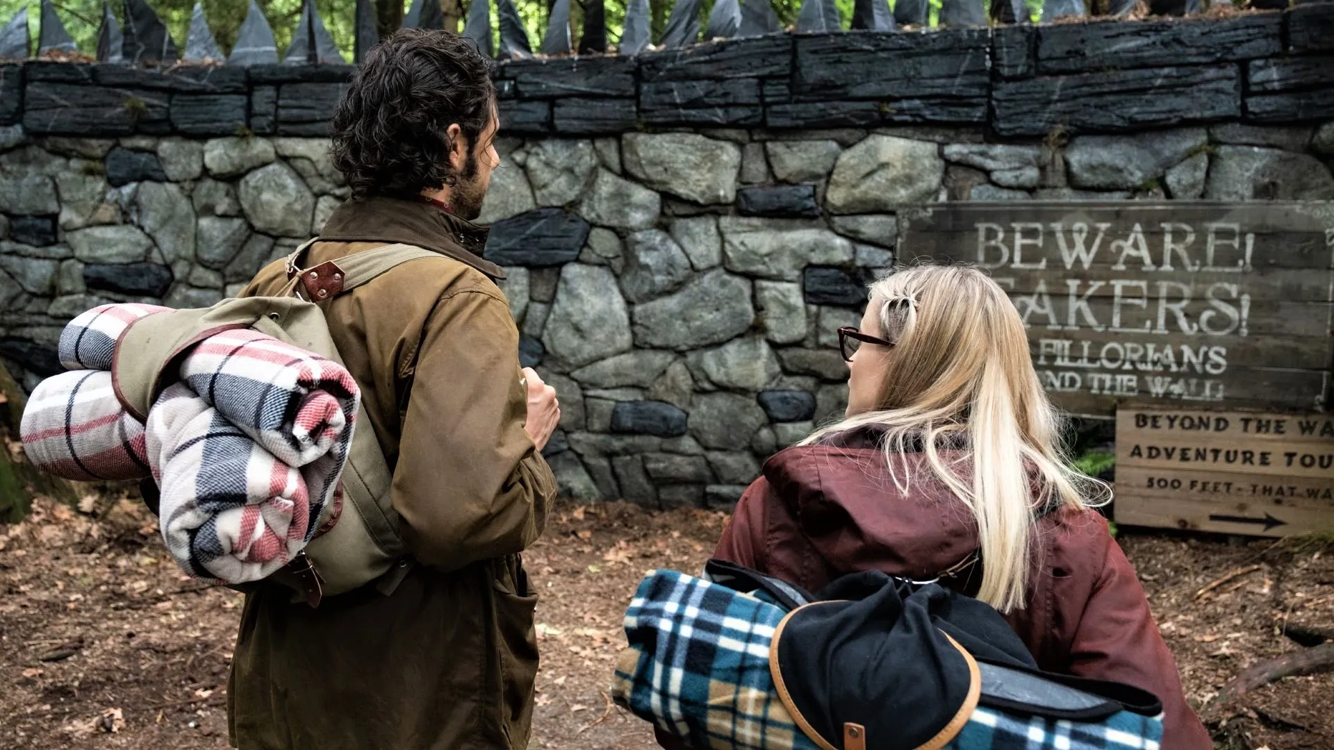 Hale Appleman and Olivia Taylor Dudley in The Magicians: The Mountain of Ghosts (2020)