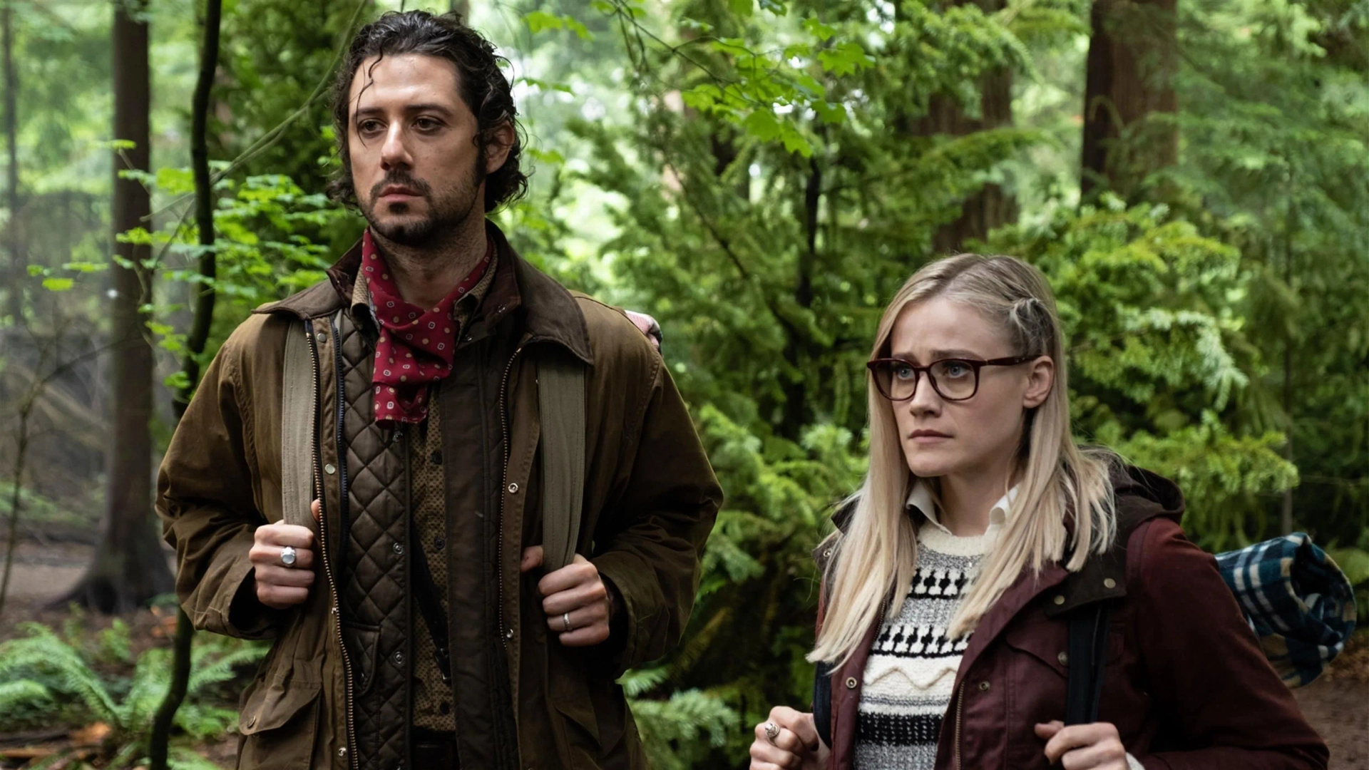 Hale Appleman and Olivia Taylor Dudley in The Magicians: The Mountain of Ghosts (2020)