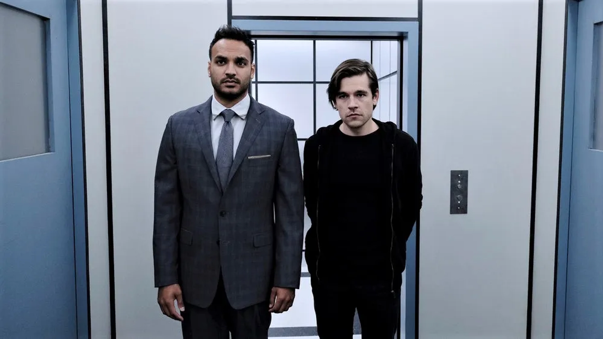 Arjun Gupta and Jason Ralph in The Magicians (2015)