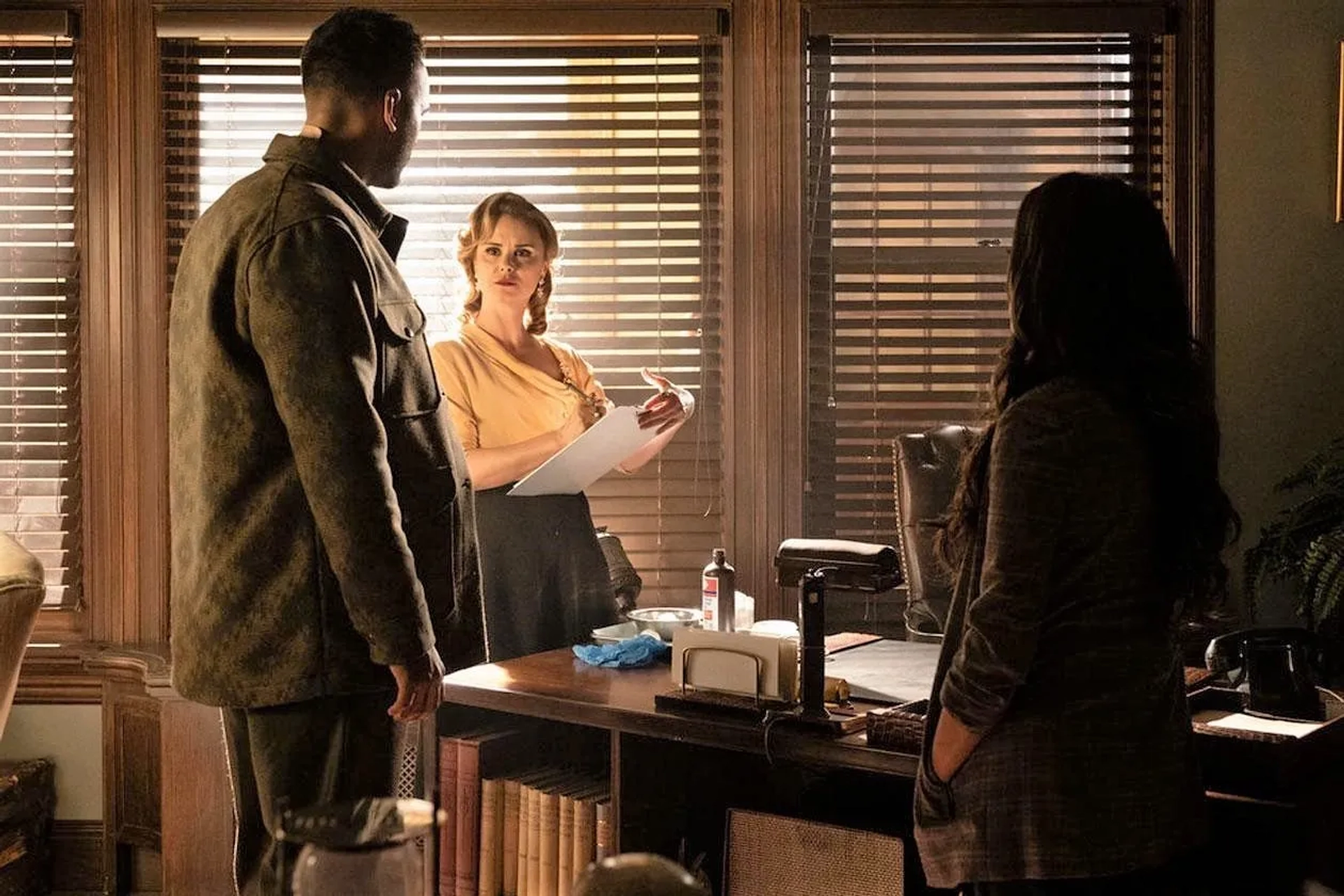 Keegan Connor Tracy, Stella Maeve, and Arjun Gupta in The Magicians: The Mountain of Ghosts (2020)