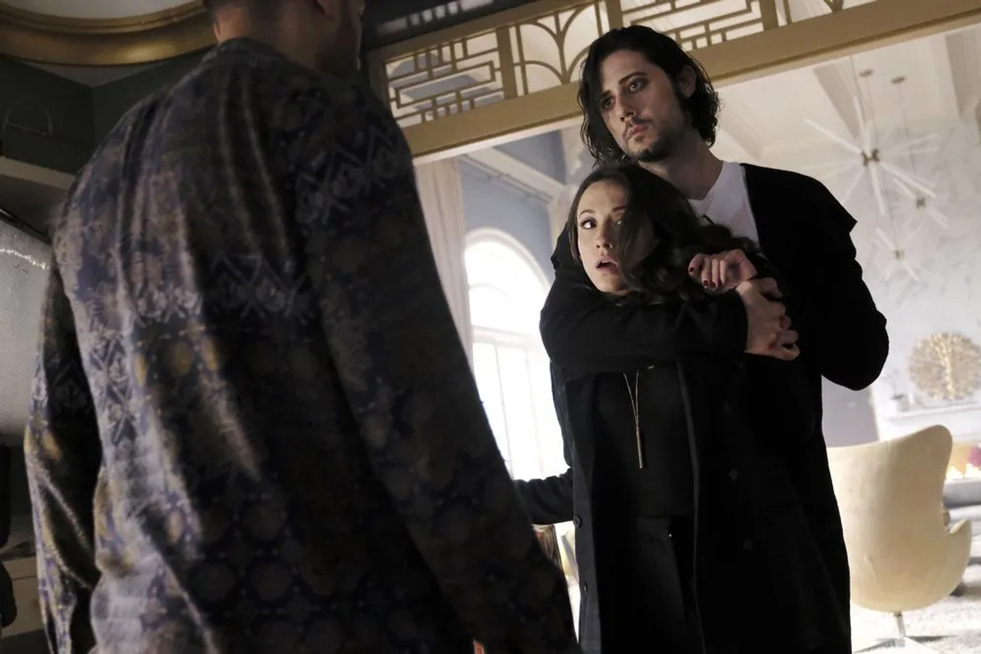 Stella Maeve, Hale Appleman, and Arjun Gupta in The Magicians (2015)