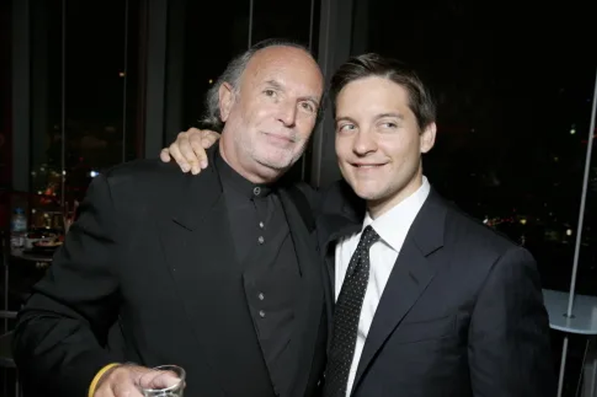 Tobey Maguire and Avi Arad at an event for Spider-Man 3 (2007)