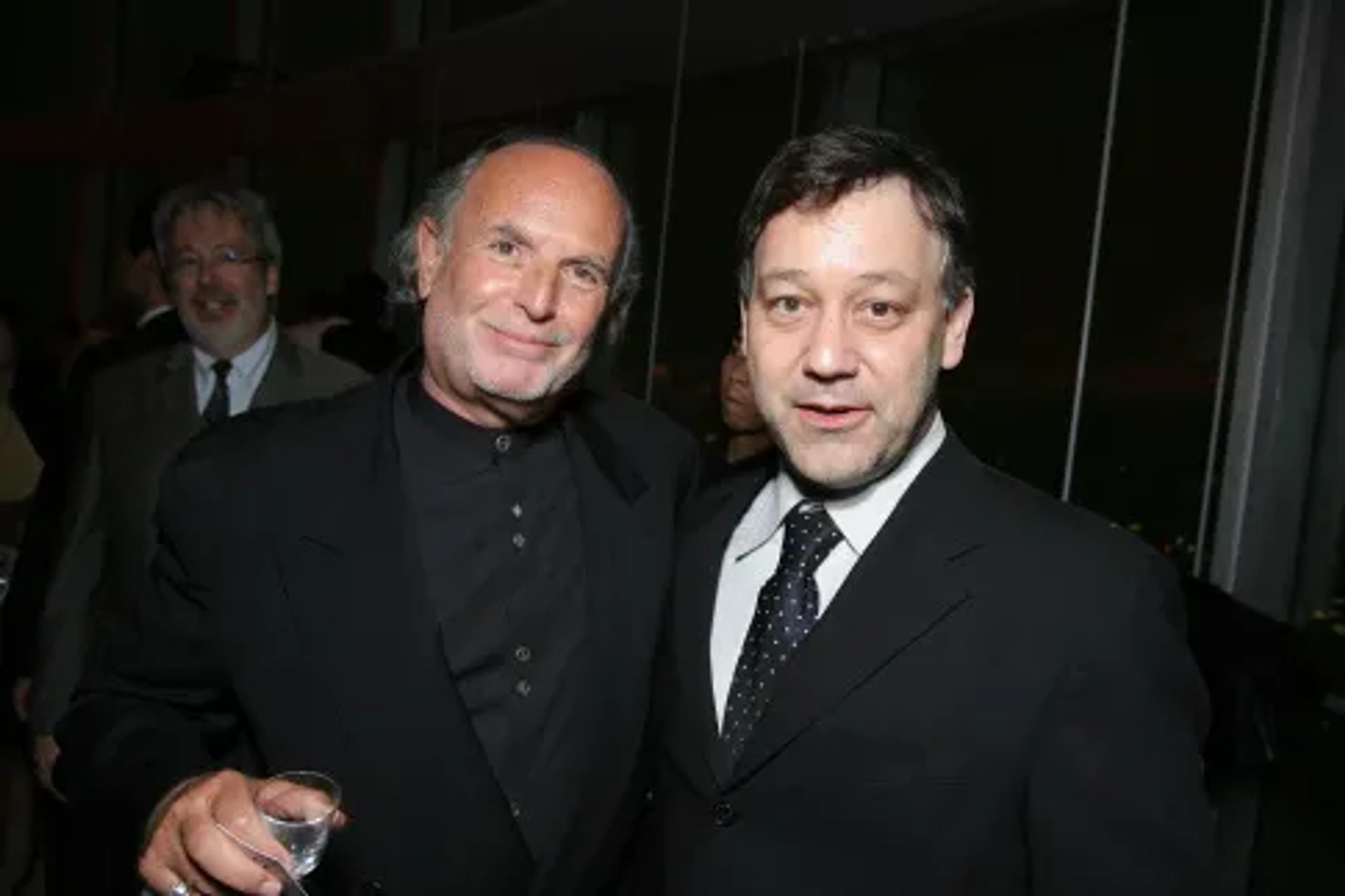 Sam Raimi and Avi Arad at an event for Spider-Man 3 (2007)